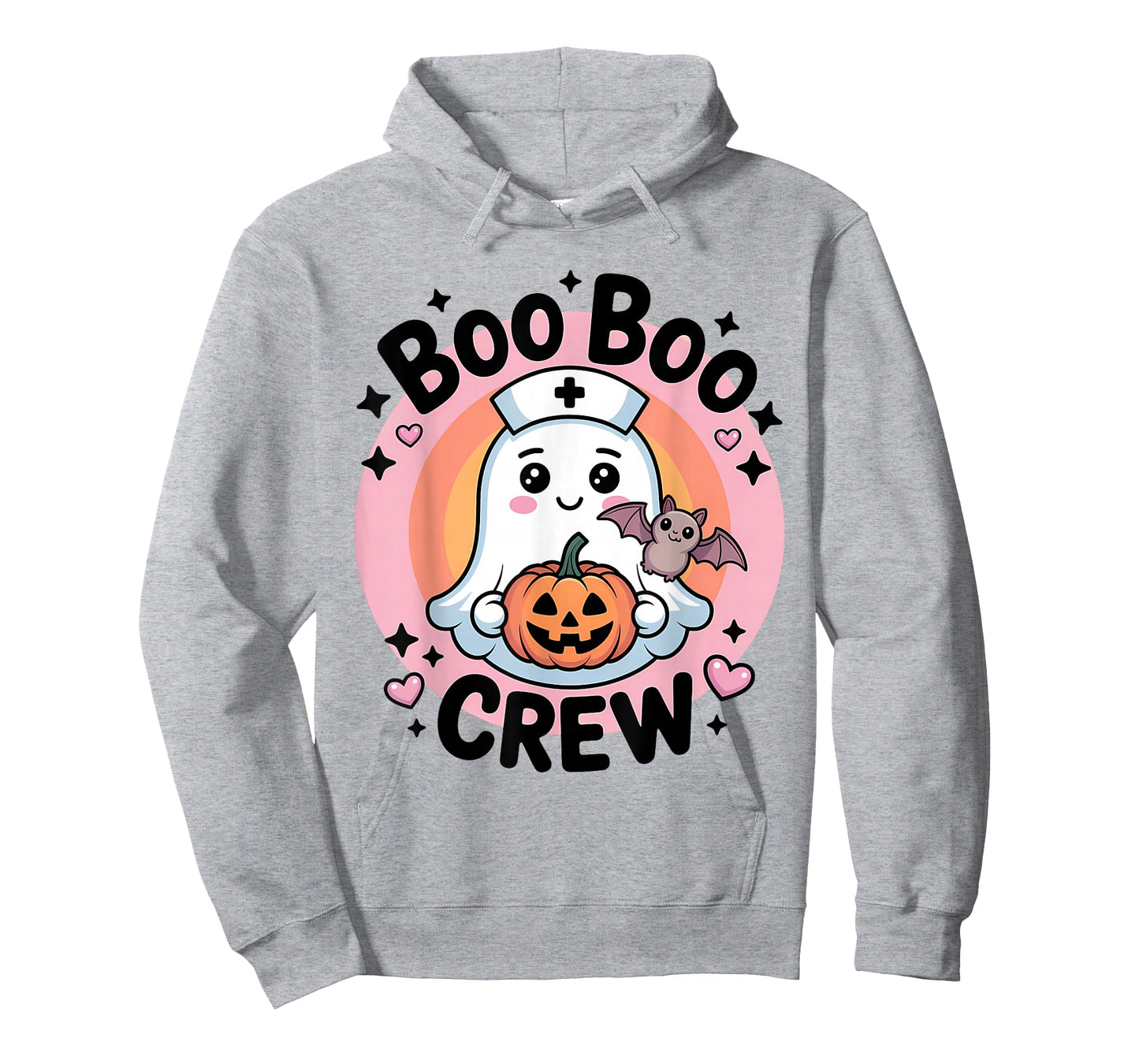 Boo Boo Crew Cute Ghost Nurse Halloween T-Shirt