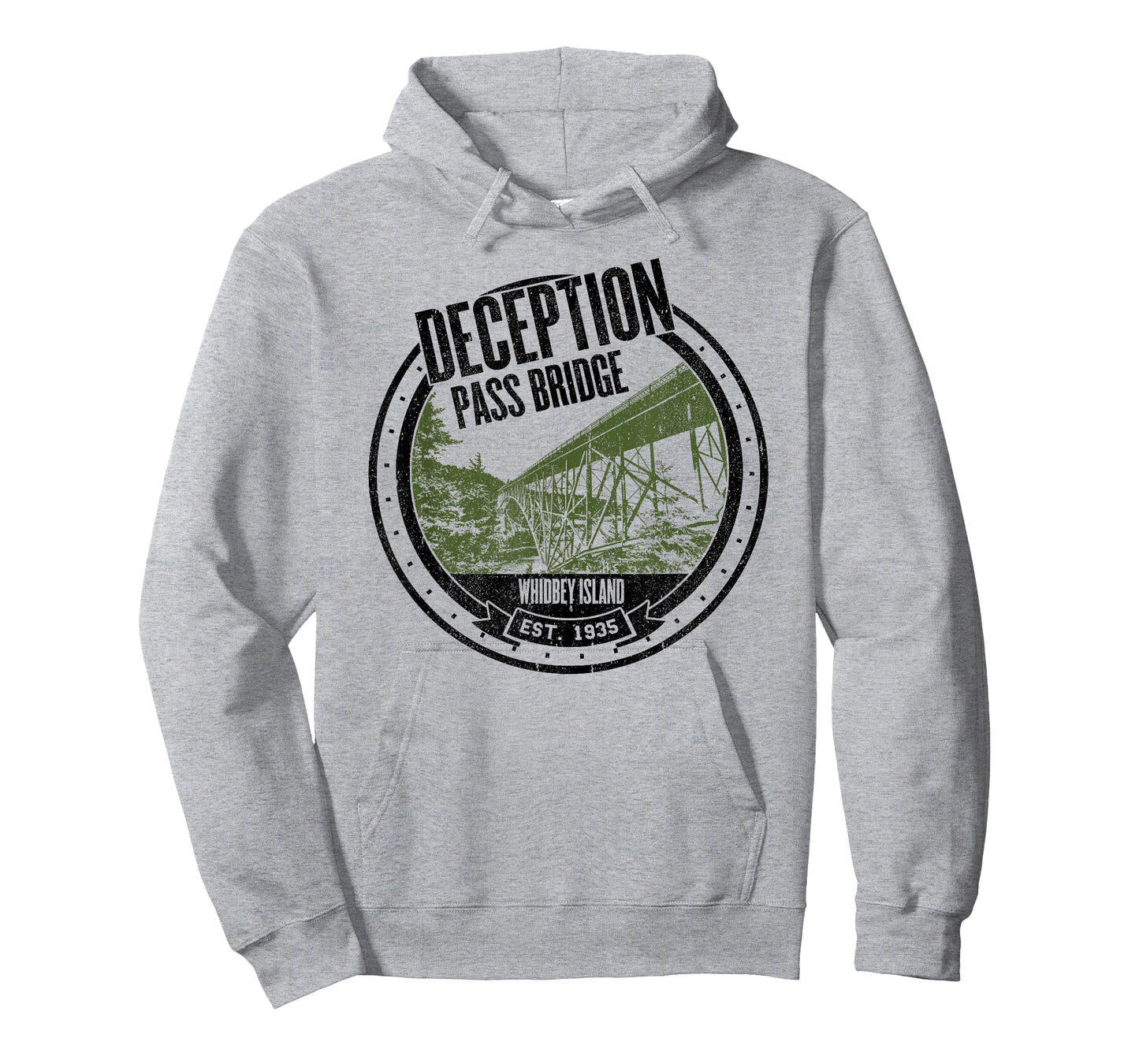 Deception Pass Bridge Whidbey Island T-Shirt Washington Tee T-Shirt