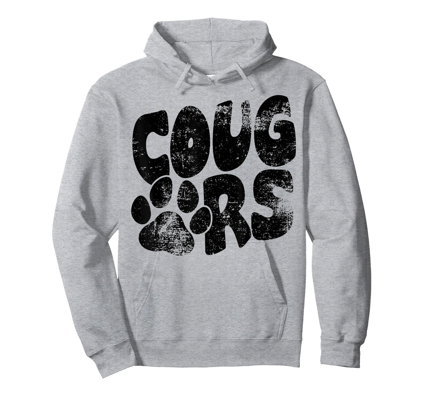 Cougars Football School Sports Fan Team Spirit T-Shirt