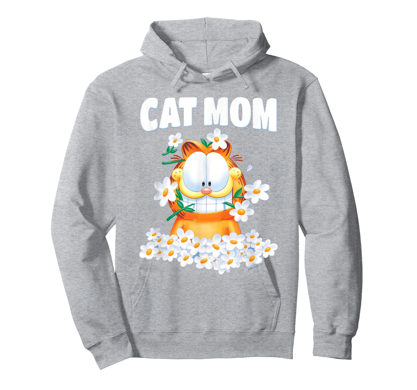 Garfield Cat Mom Flowers T-Shirt