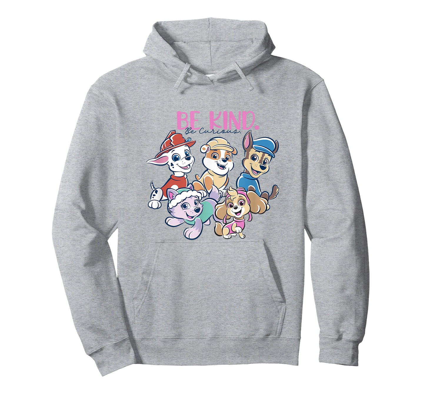 Paw Patrol Be Kind Be Curious Colorful Pup Crew T-Shirt