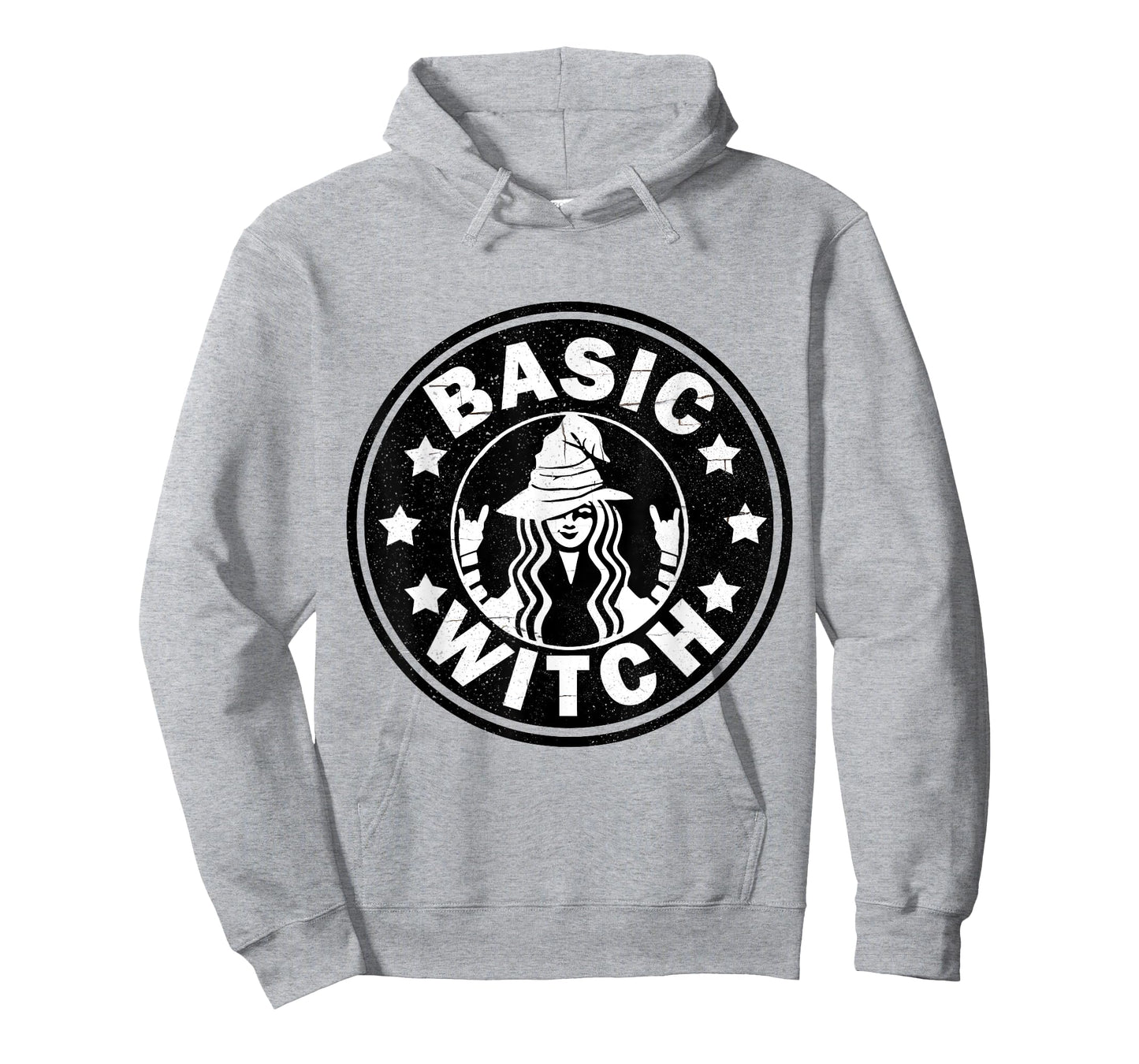 Funny Basic Witch Halloween Distressed T-Shirt T-Shirt