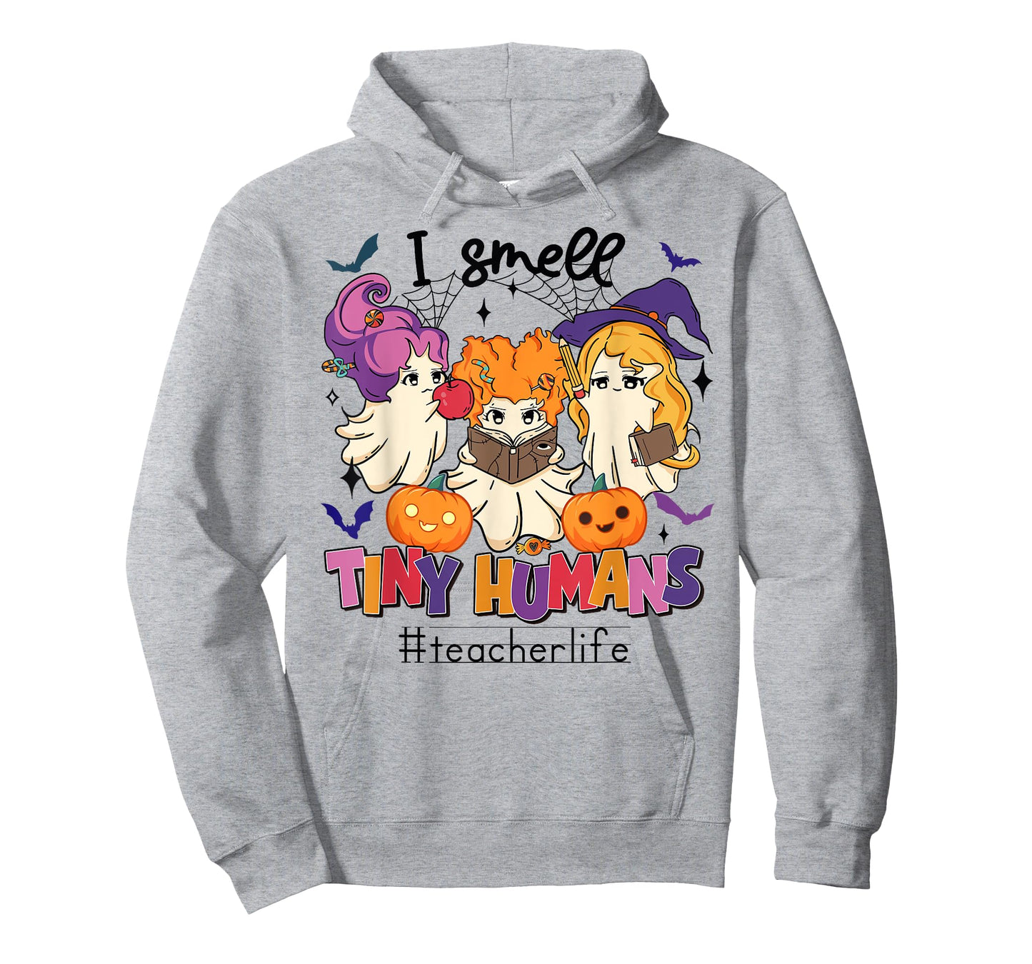 Halloween Teacher Smell a Tiny Human Ghost Spooky Season T-Shirt