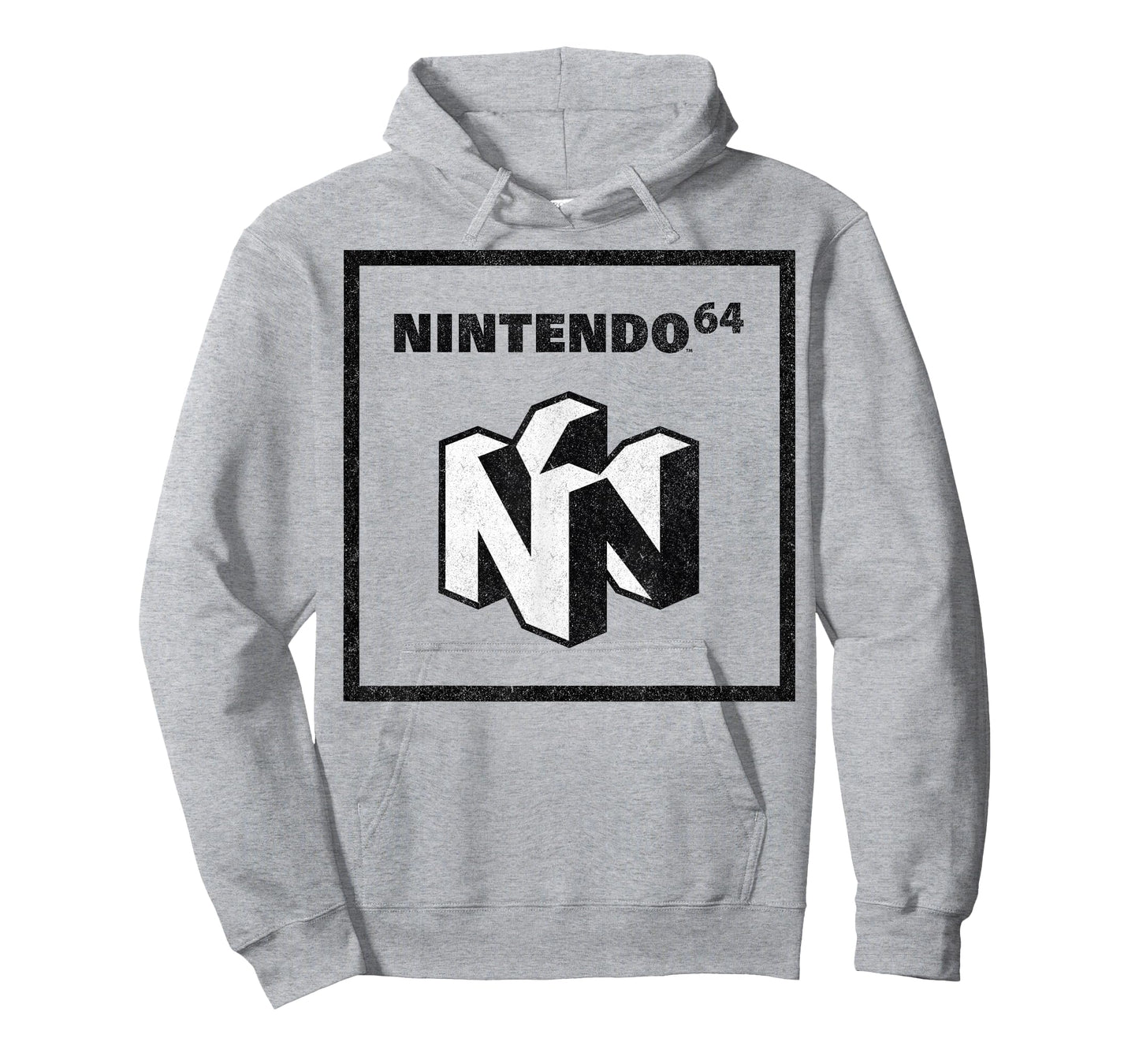 Nintendo 64 Logo Black & White Element Graphic T-Shirt T-Shirt