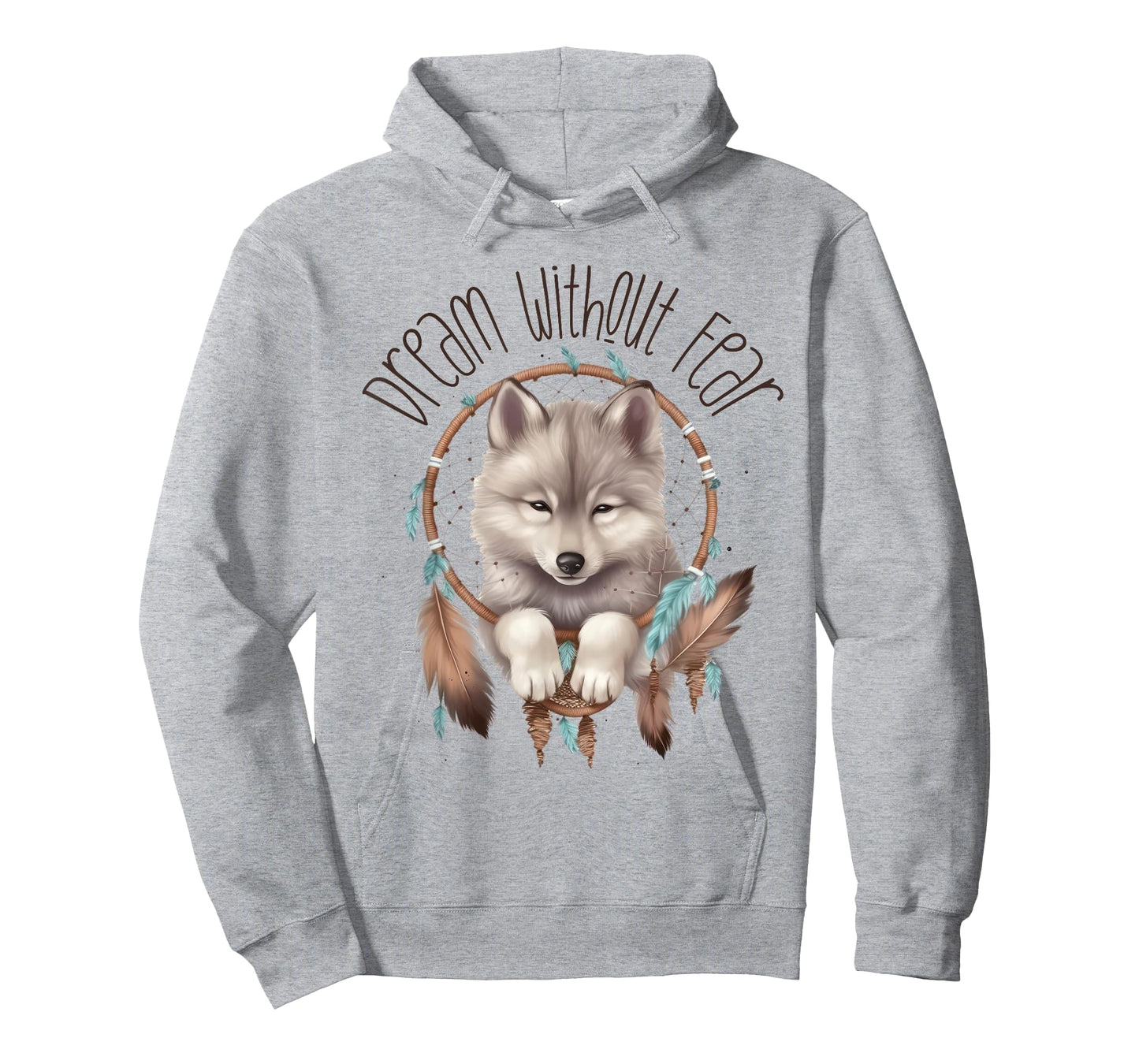 Vintage Western Dreamcatcher Wolf Graphic Design Wolf Women T-Shirt
