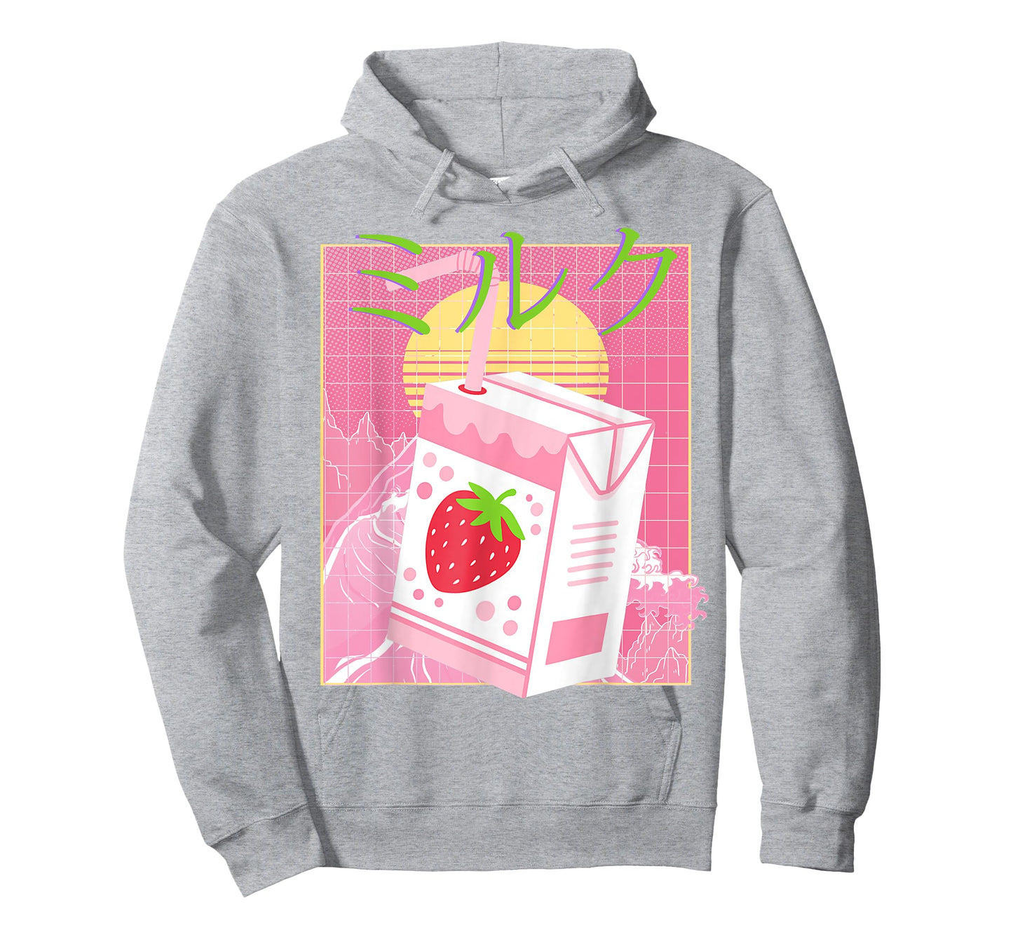 Pink Strawberry Milk| Japanese Aesthetic Milk Carton T-Shirt