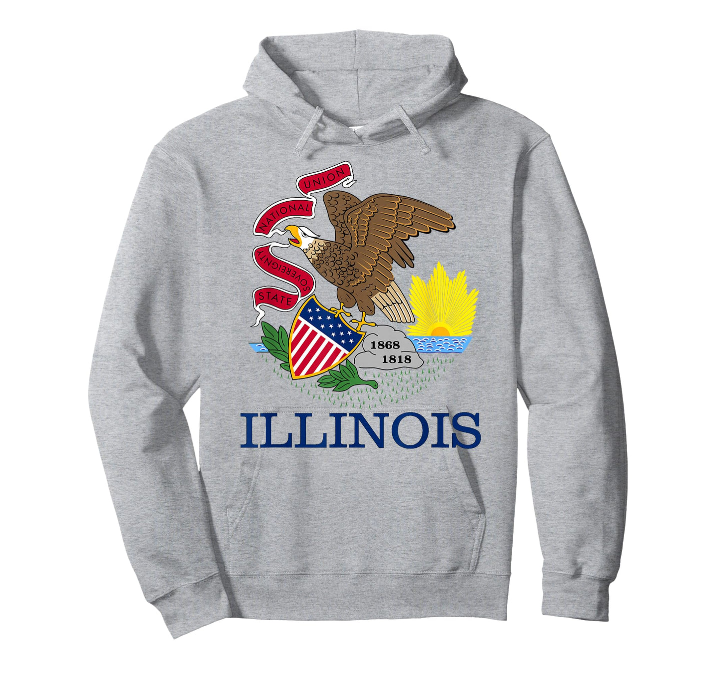 State Flag Illinois of the Prairie State T-Shirt