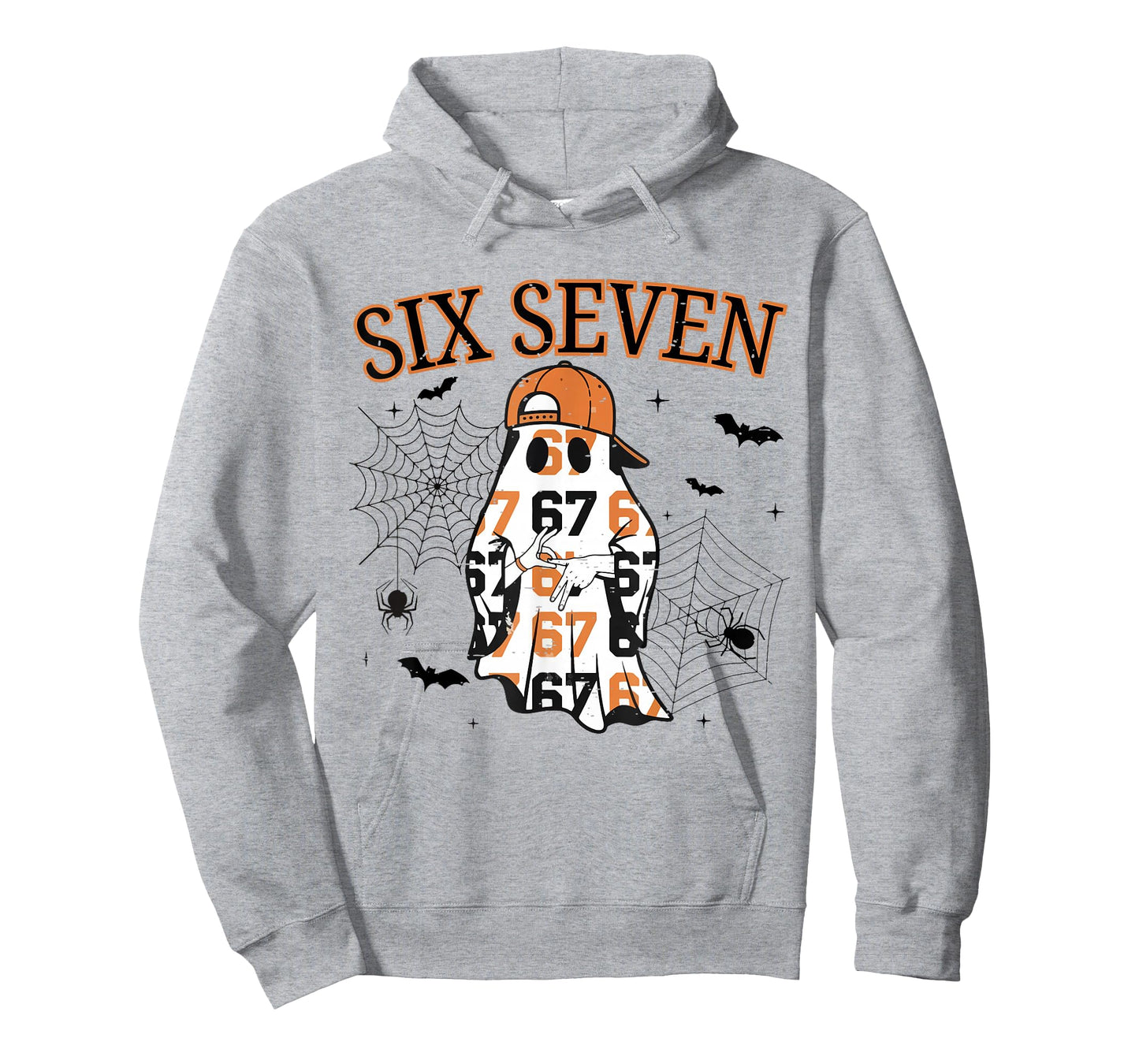 Six Seven Ghost Funny Trend 67 Spooky Season Halloween 6 7 T-Shirt