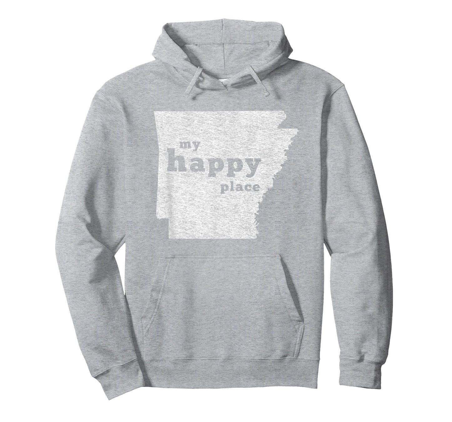 Arkansas T-Shirt Distressed My Happy Place Tee T-Shirt