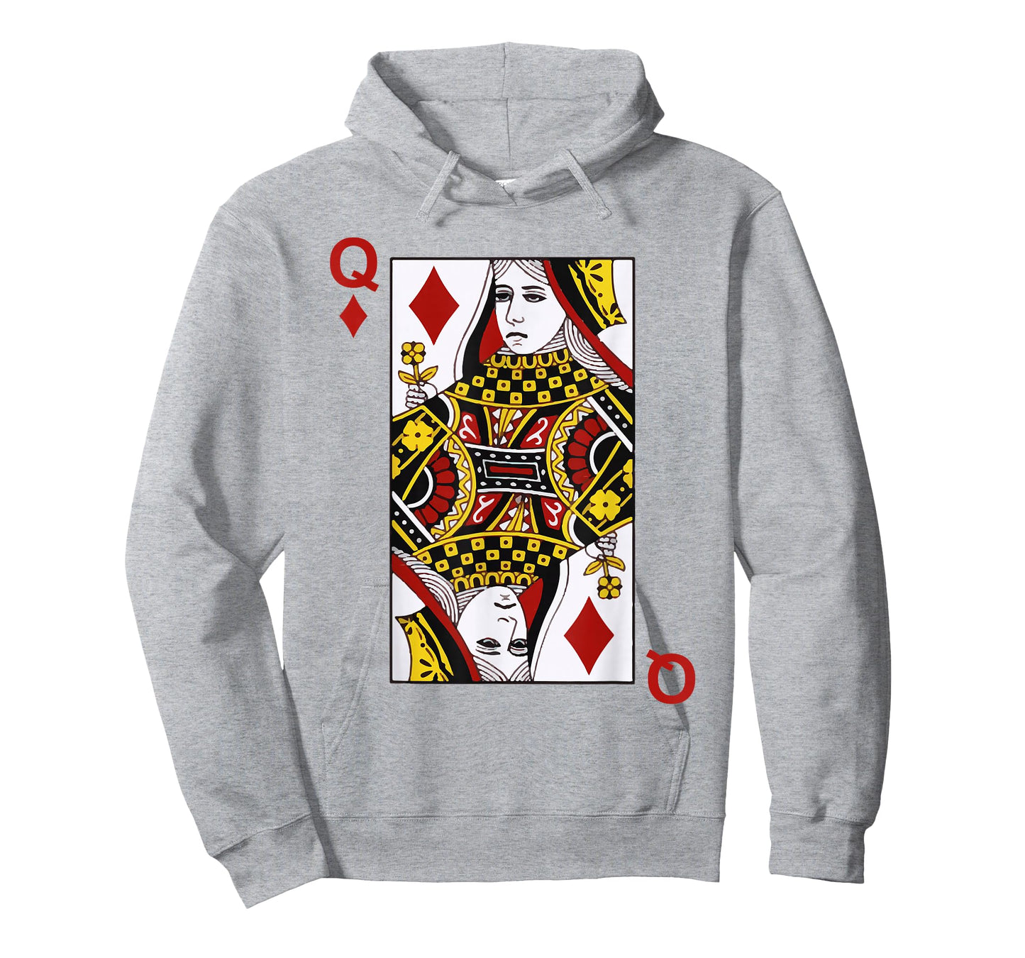 Queens of Diamonds Q Blackjack Playing Cards Tshirt T-Shirt