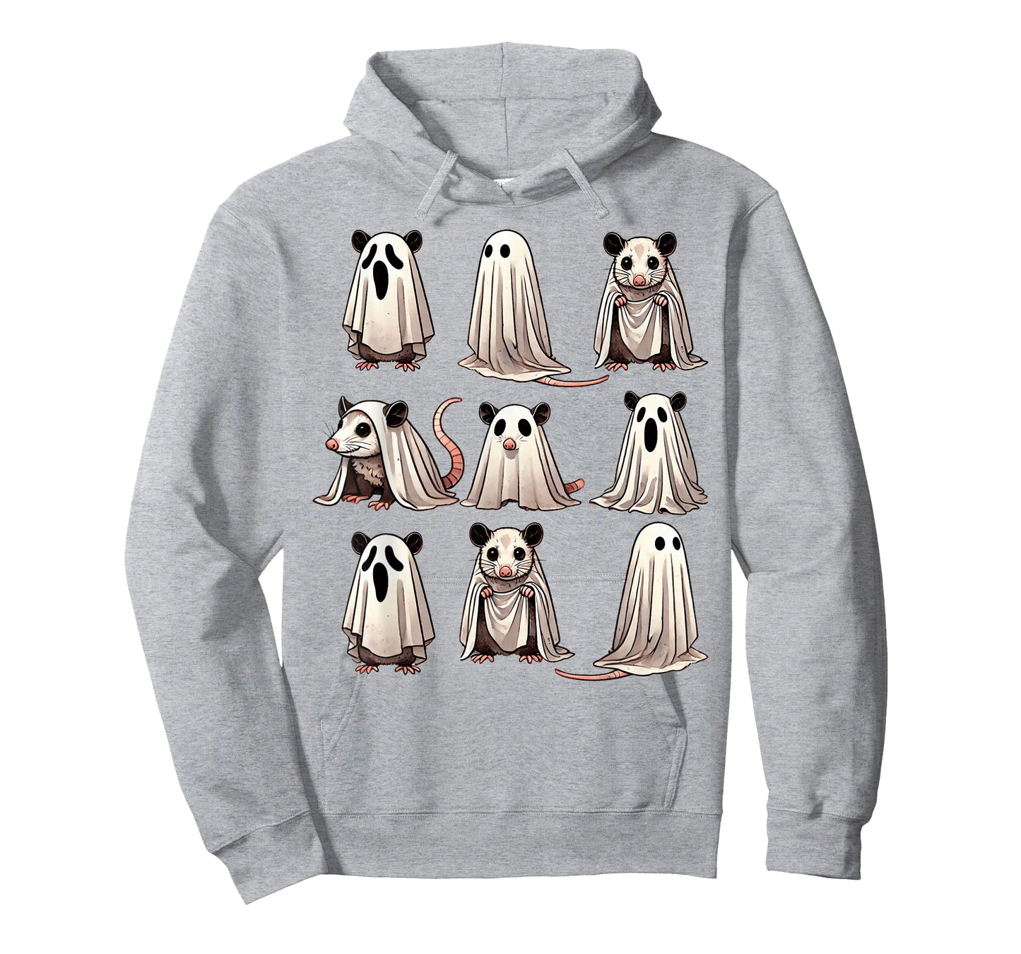 Cute Ghost Opossum Funny Halloween Outfit Costumes Opossum T-Shirt