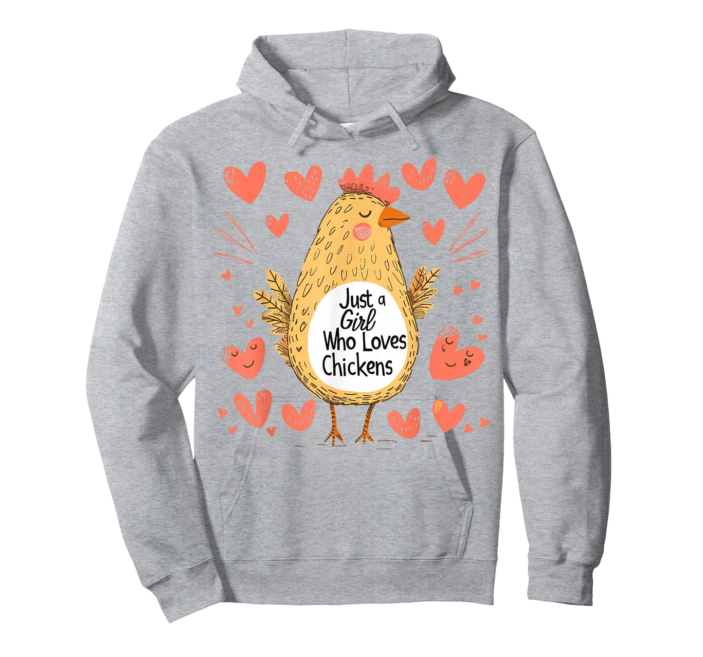 Funny Chicken Lovers Gift Just A Girl Who Loves Chickens T-Shirt