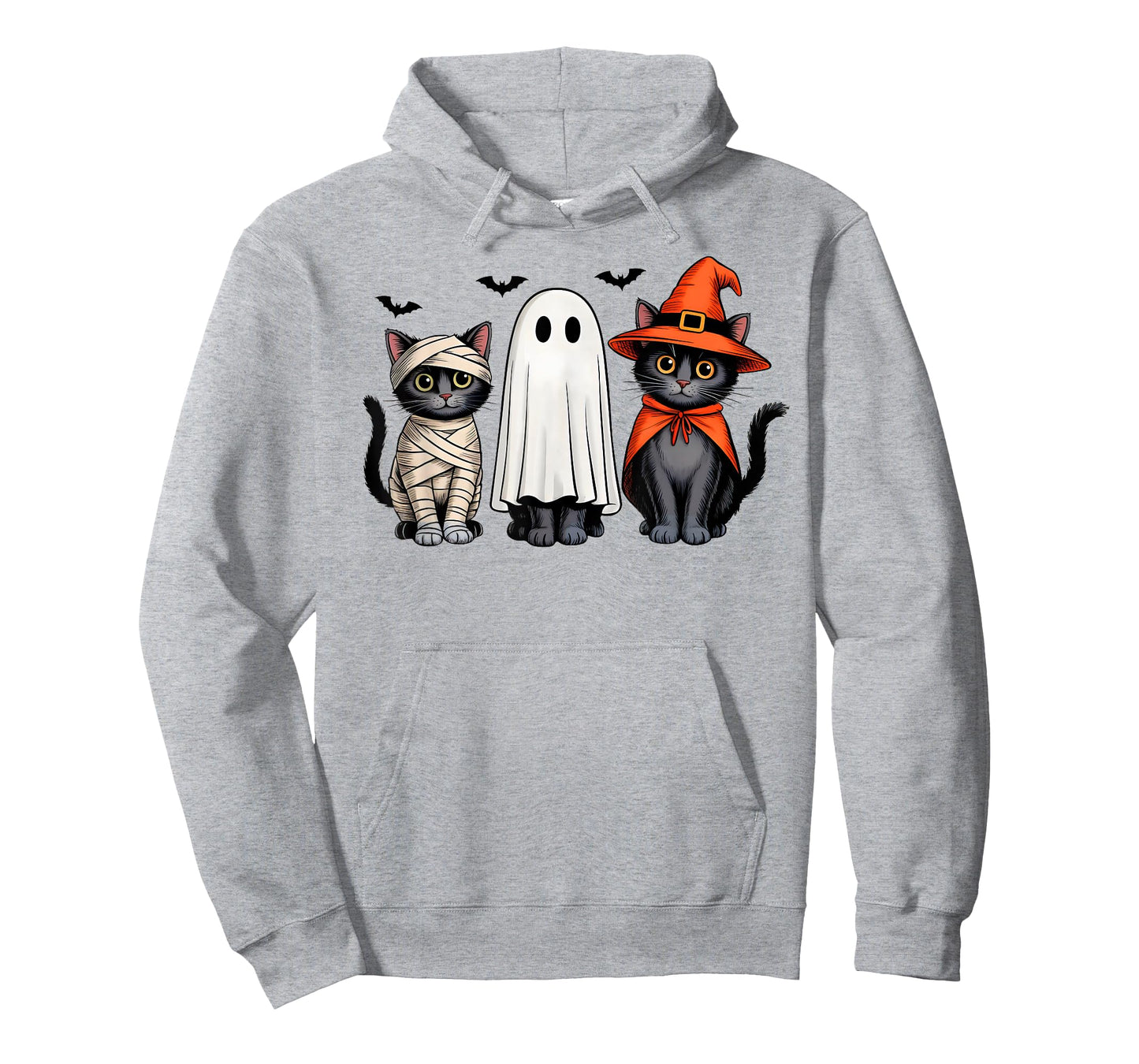 Cute Halloween Black Cat Ghost Witch Pumpkin for Girls Women T-Shirt