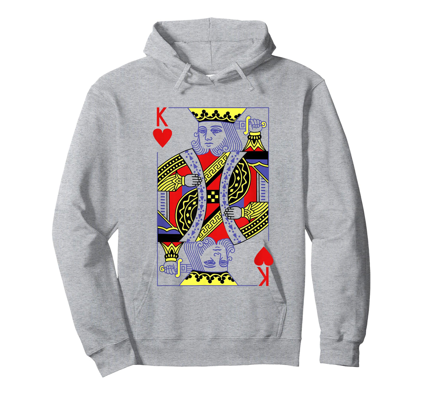 King Of Hearts Royal Flush Costume Halloween Playing Cards T-Shirt