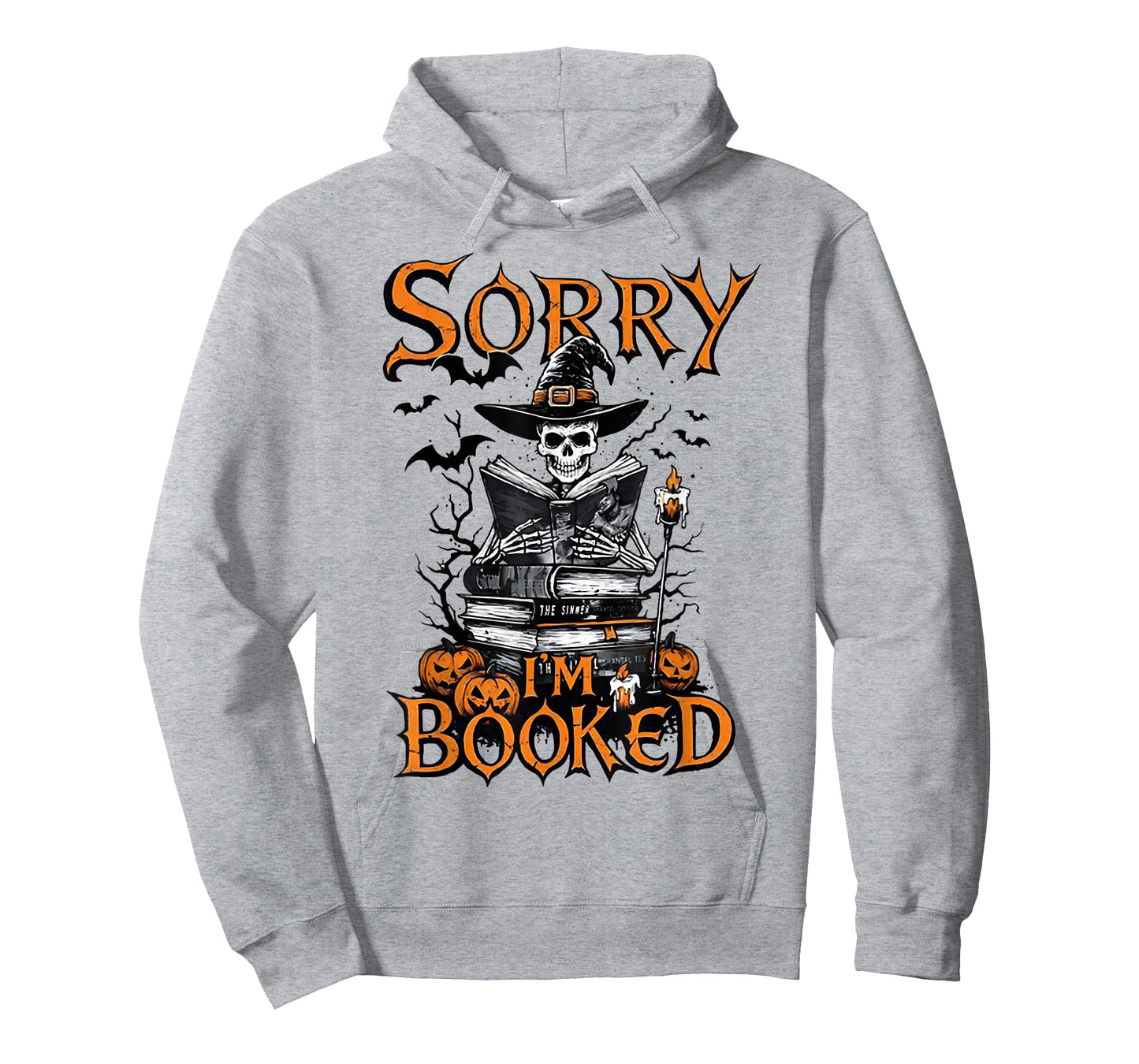 Sorry I'm Booked Halloween - Skeleton Witch Read T-Shirt