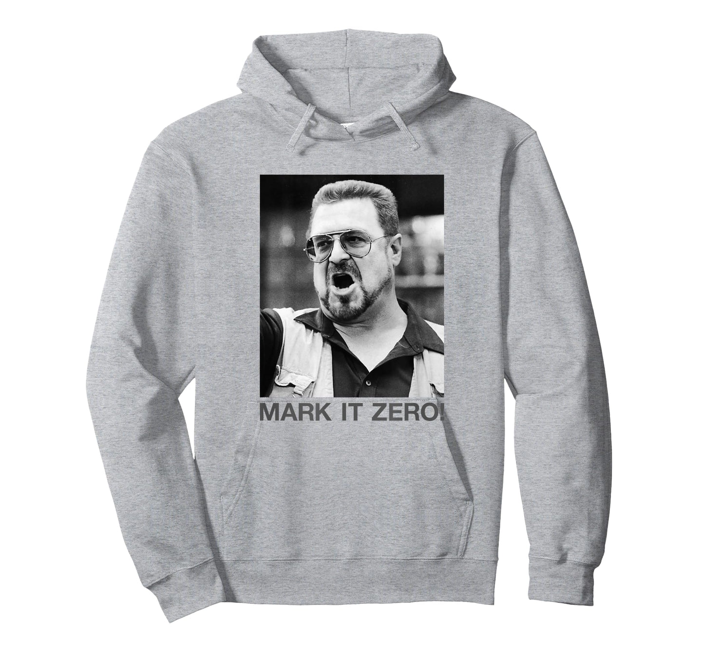 The Big Lebowski Walter Mark It Zero Black and White Poster T-Shirt