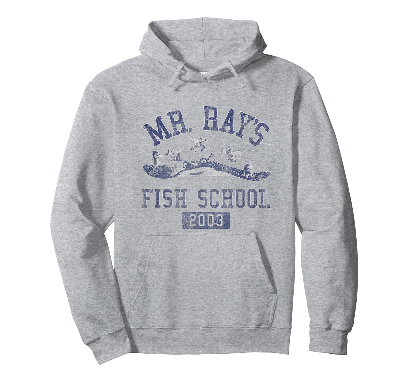 Disney Pixar Finding Nemo Mr. Rays Fish School 2003 Poster T-Shirt