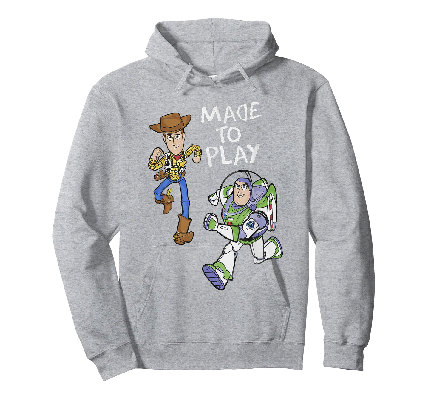 Disney Pixar Toy Story Woody Buzz Made To Play Chest Poster T-Shirt