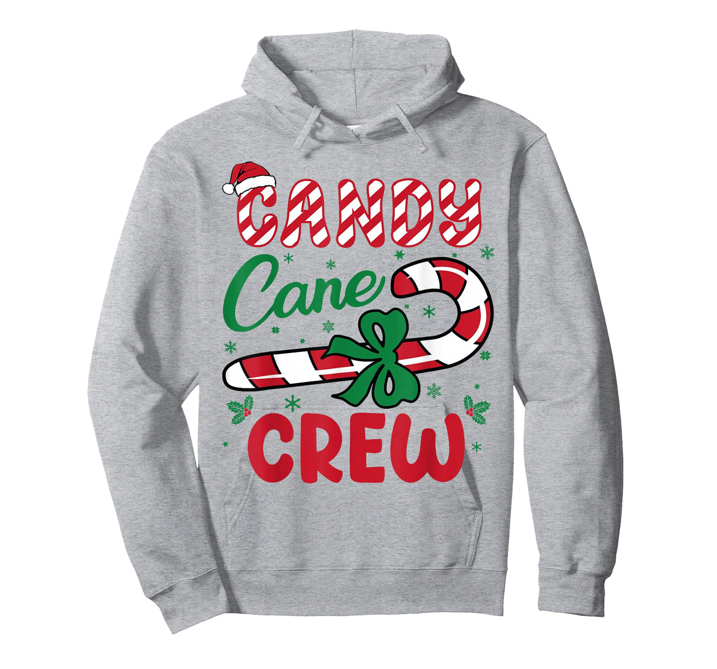 Candy Cane Crew Funny Christmas Holiday Men Women Kids Boys T-Shirt