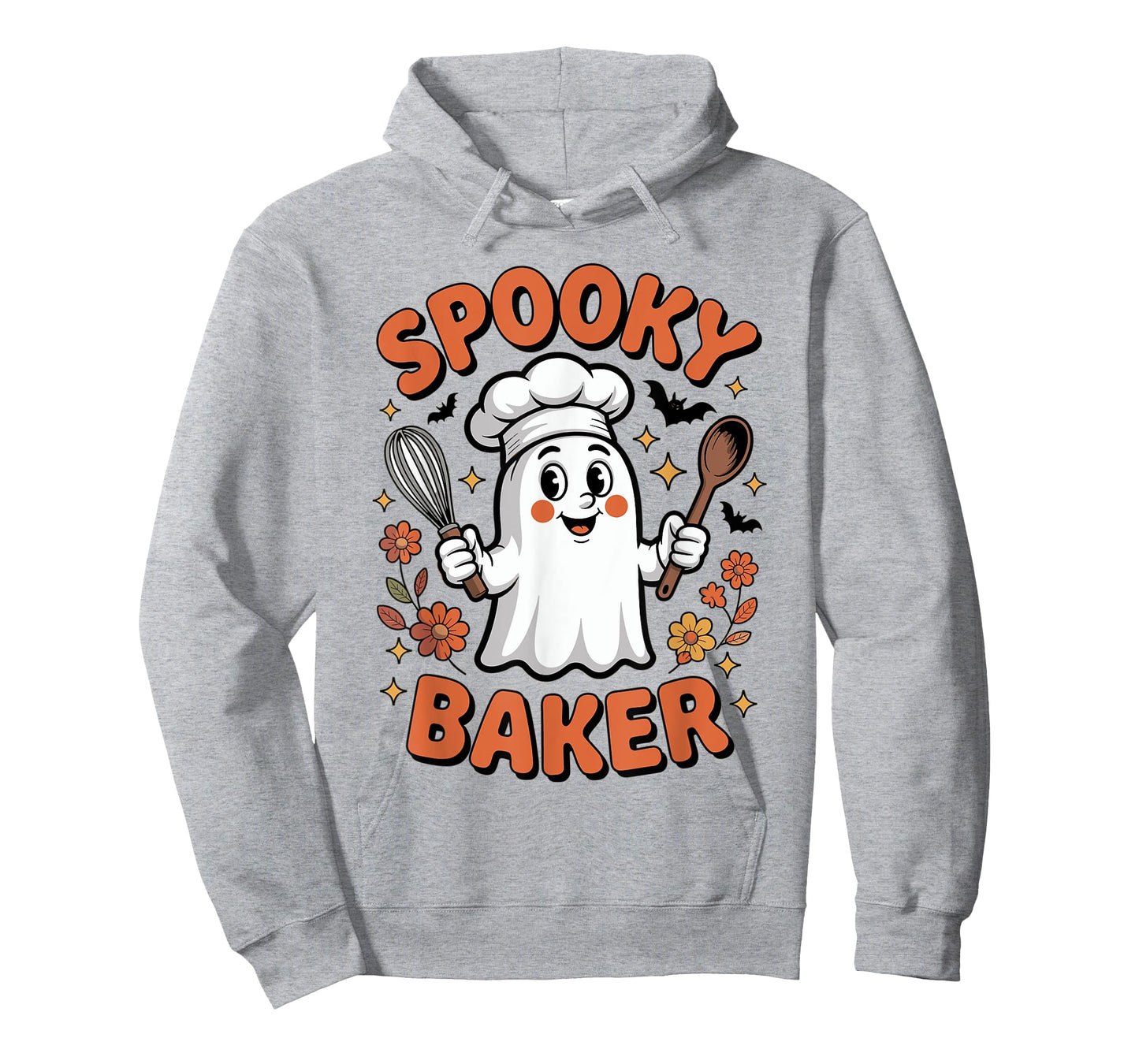 Halloween Baking Costume Spooky Baker Ghost Chef Cooking T-Shirt