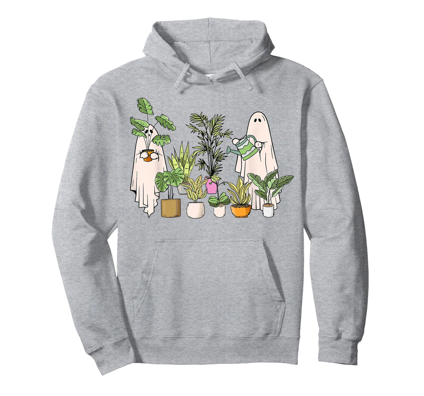 Ghost Plant Lady Halloween Gardening Plant Houseplant Lovers T-Shirt