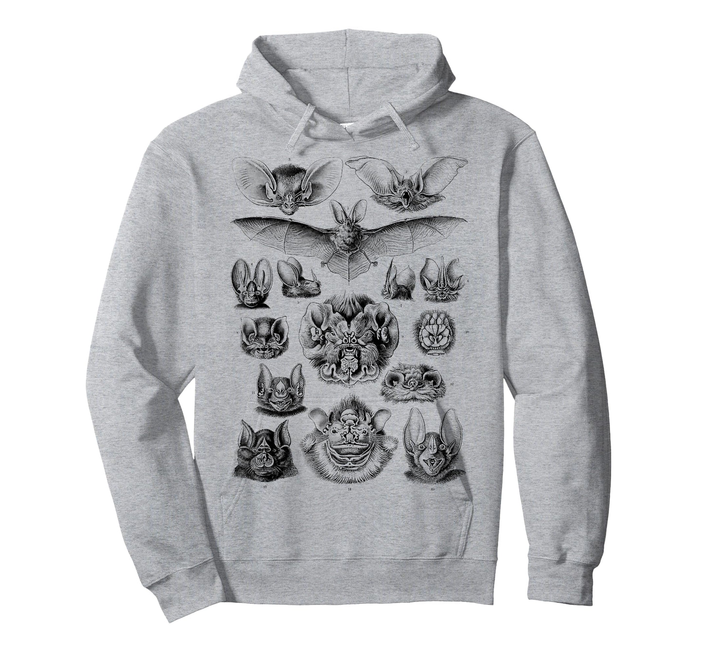 Ernst Haeckel Bats Scientific Illustration Biology bat lover T-Shirt