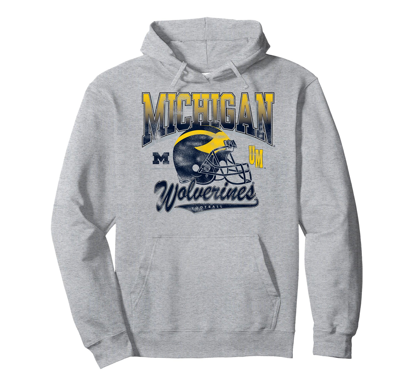 Michigan Wolverines Vintage Football 90's UM White T-Shirt
