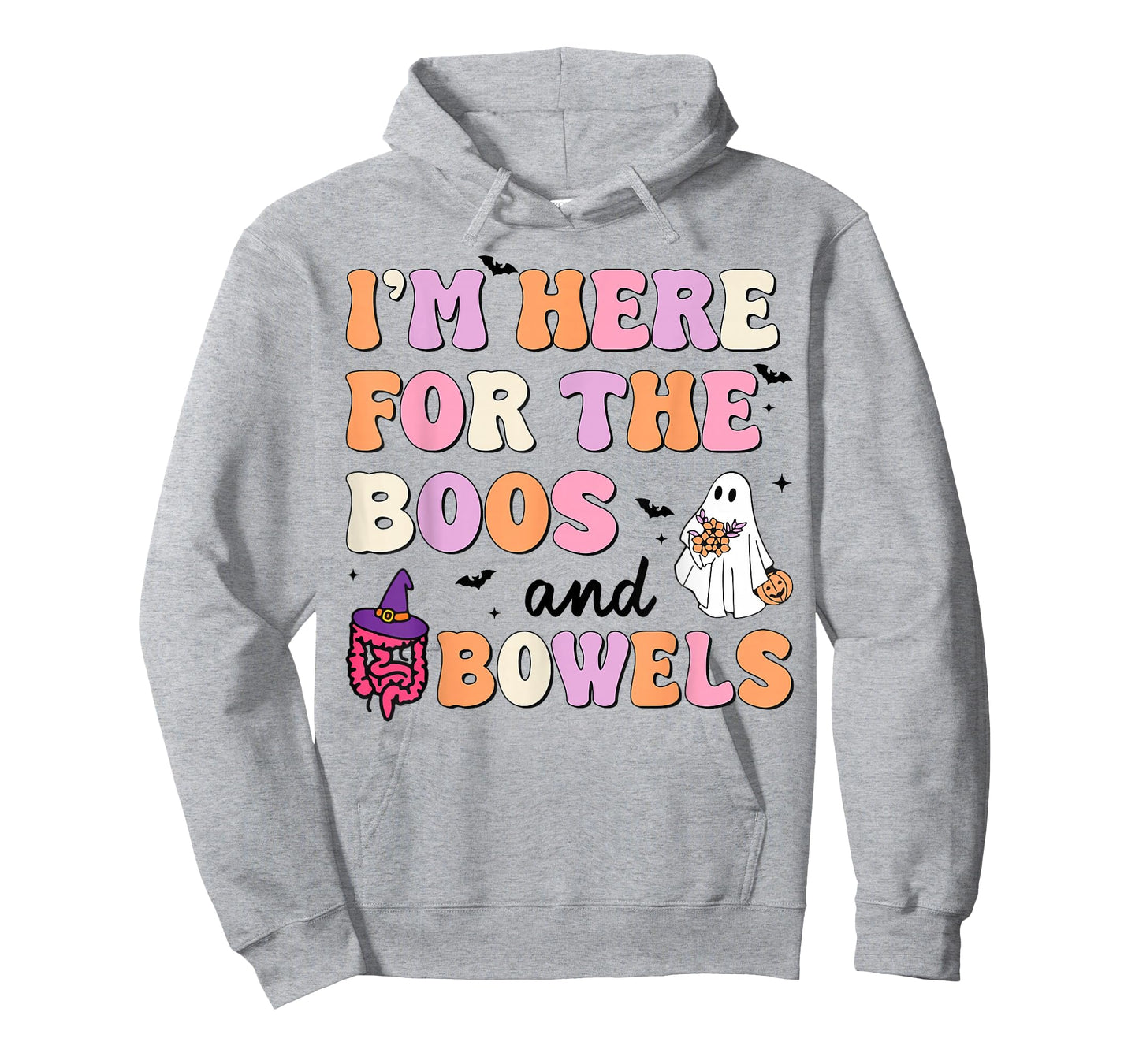 I'm Here For The Boos And Bowels Halloween Gastro GI Nurse T-Shirt