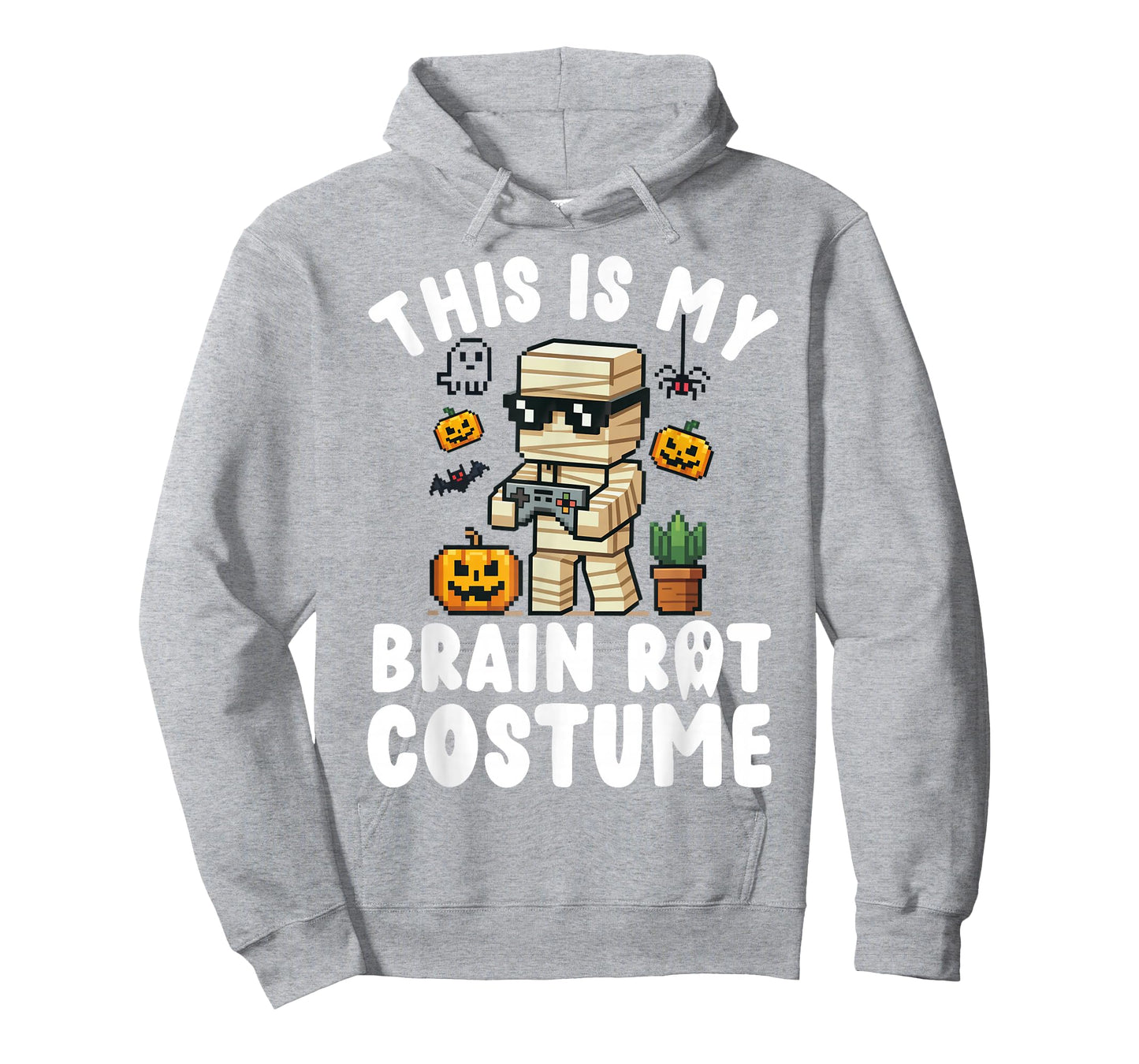 Brain Rot Halloween Shirt Costume Kids Brainrot Gamer T-Shirt