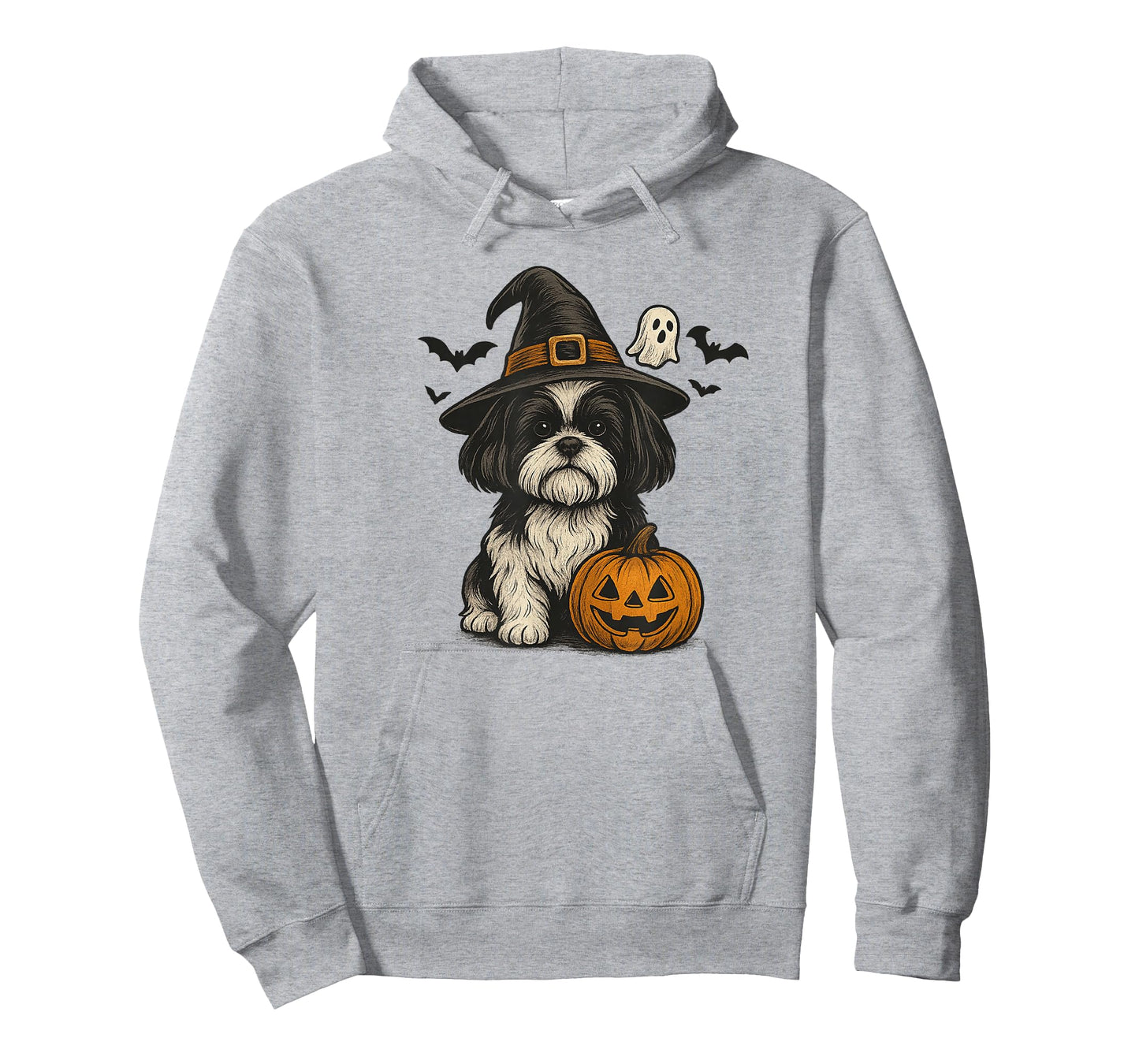 Cute Halloween Themed Shih Tzu Dog T-Shirt