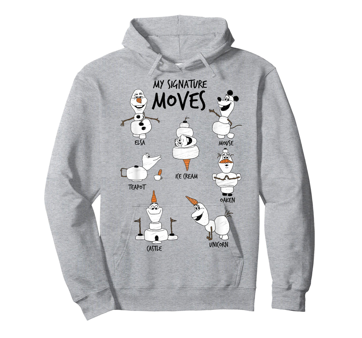 Disney Frozen 2 Olaf My Signature Moves Character Textbook T-Shirt