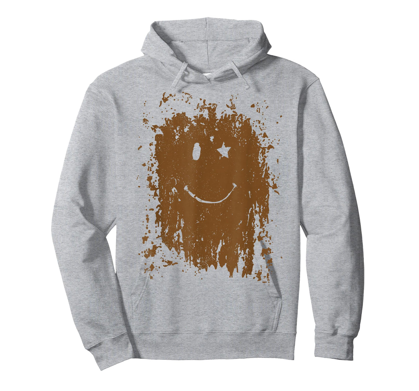 Funny Mud Splatter Face Cool Marathon and Mud Run T-Shirt