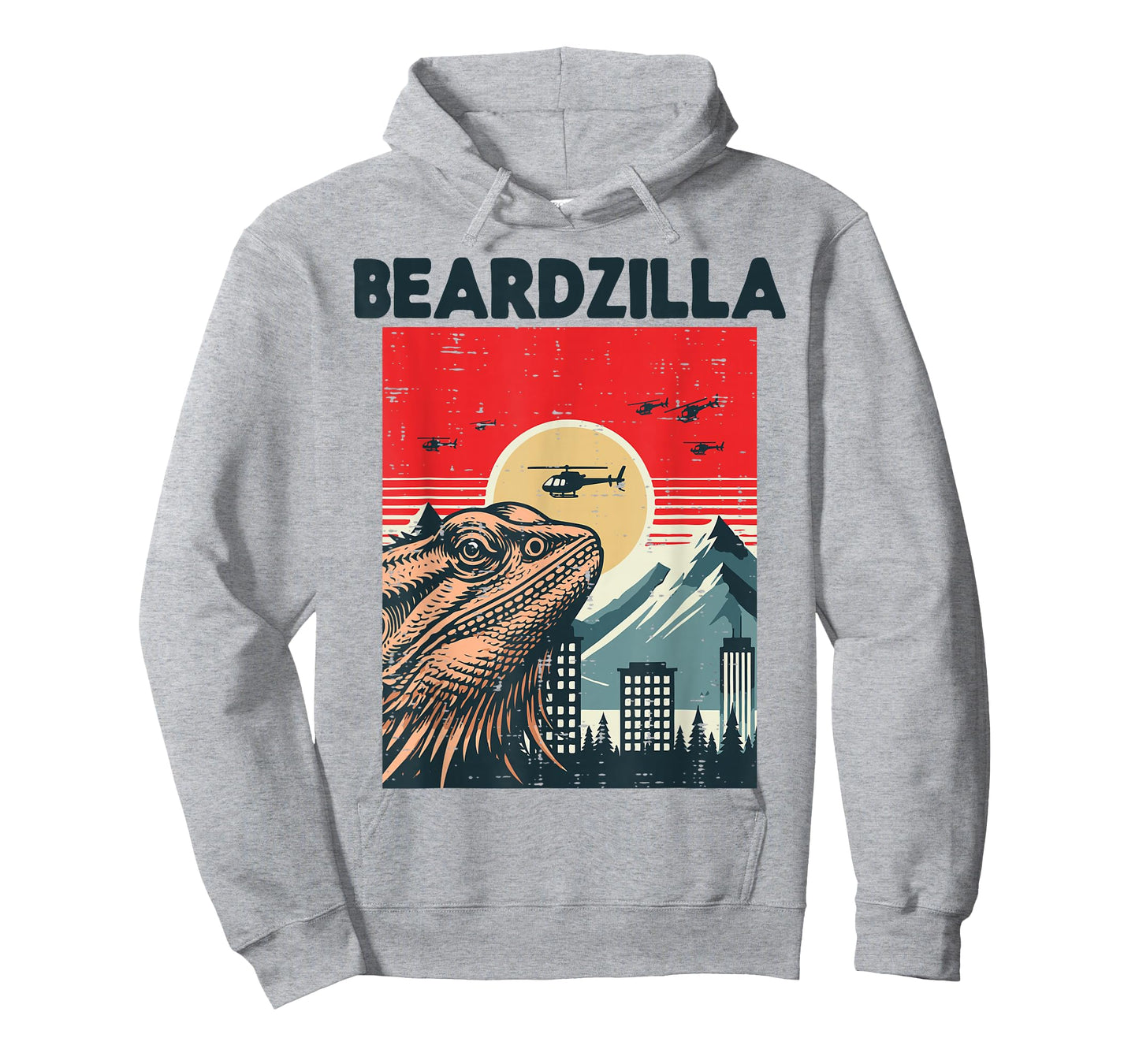 Bearded Dragon Monster Beardzilla Beardie Men Women Kids T-Shirt