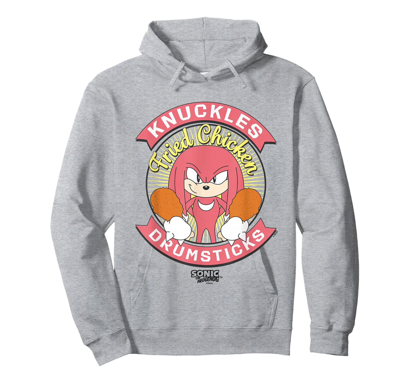 Sonic The Hedgehog Knuckles Drumsticks Fried Chicken Vintage T-Shirt