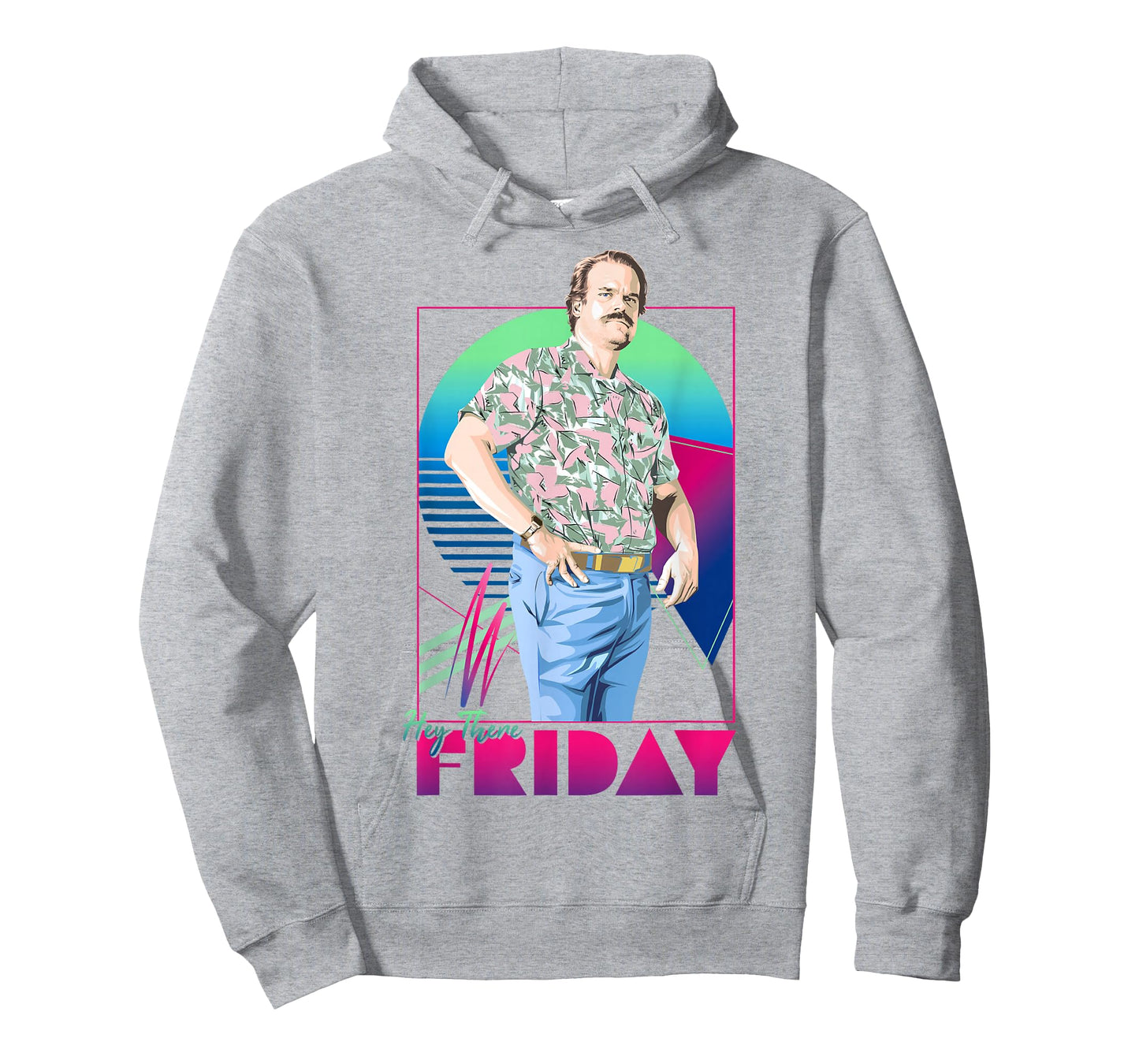 Stranger Things Jim Hopper Hey There Friday Dad Vibes T-Shirt