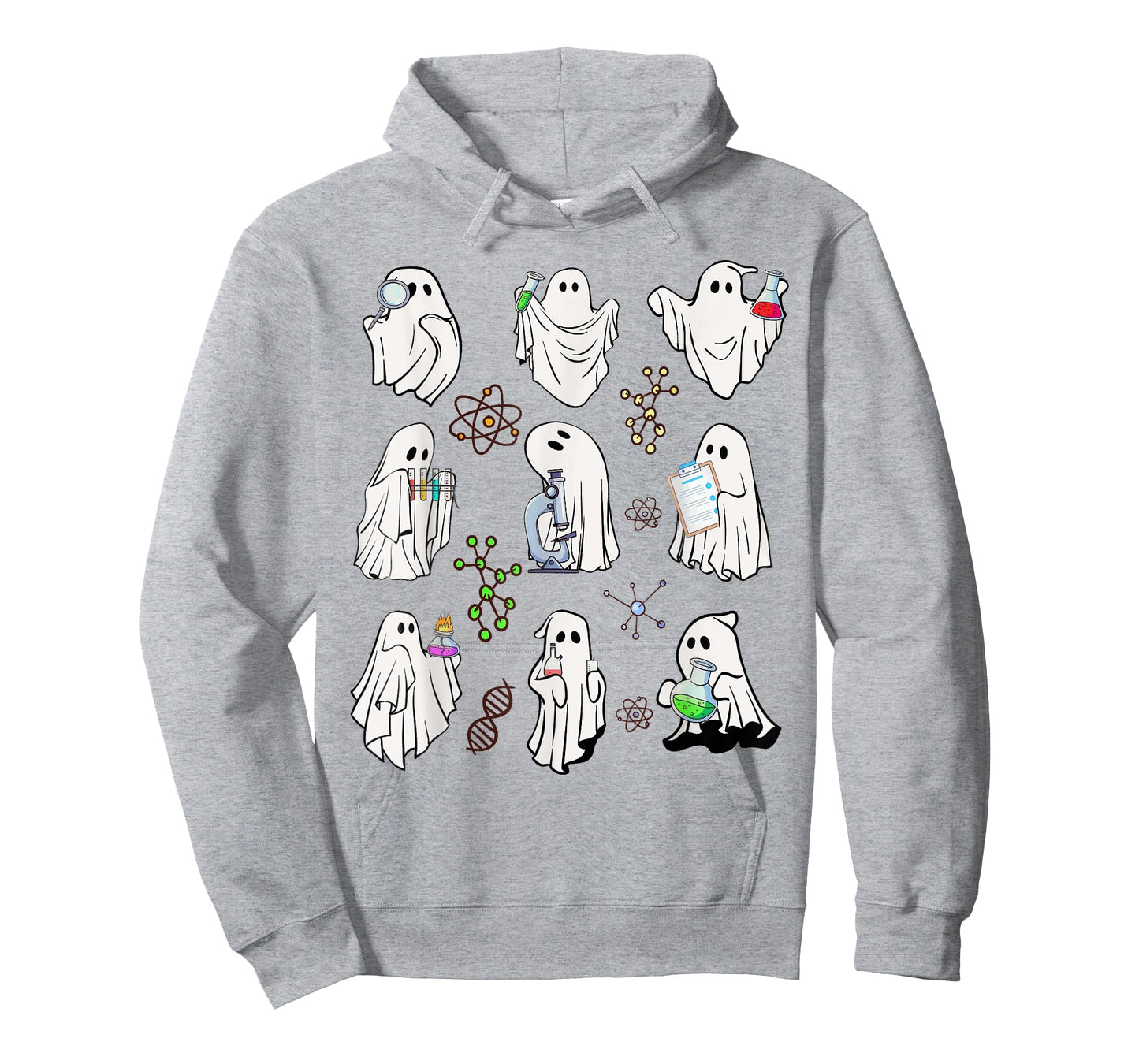 Ghost Science Teacher Chemistry Laboratory Halloween Costume T-Shirt