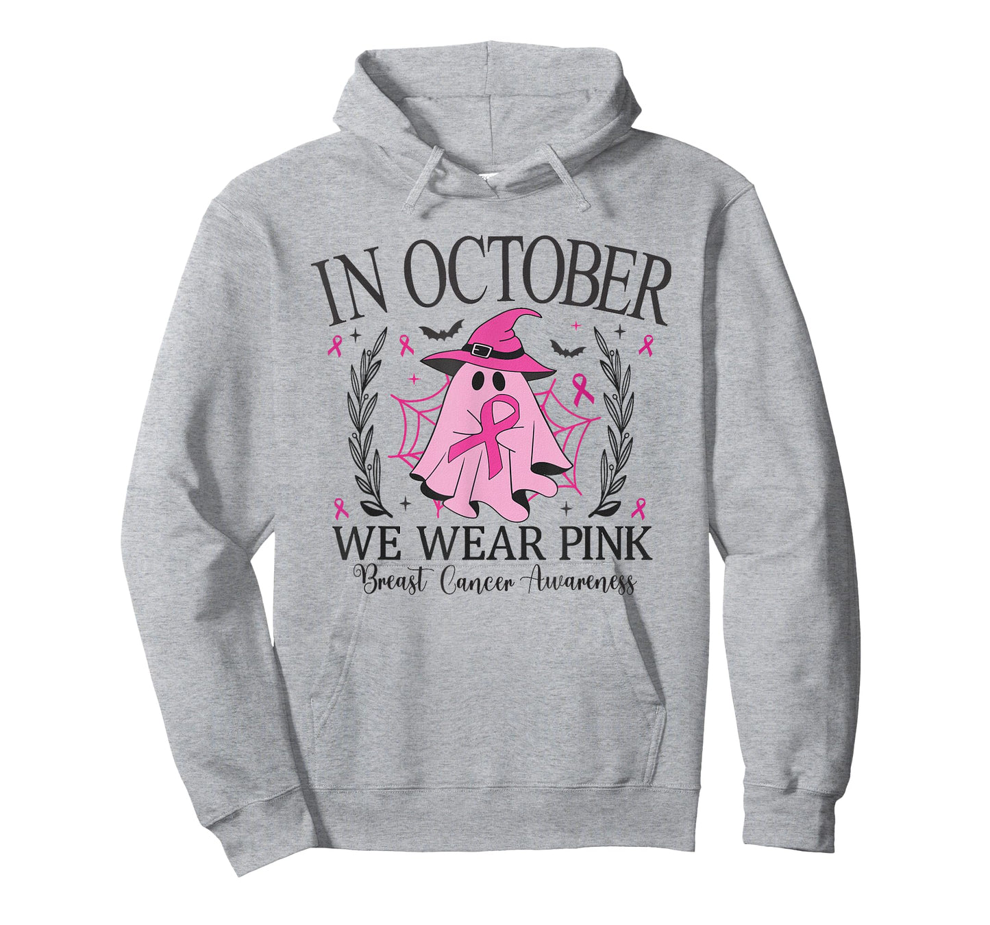 In October We Wear Pink Breast Cancer Awareness pink ribbon T-Shirt