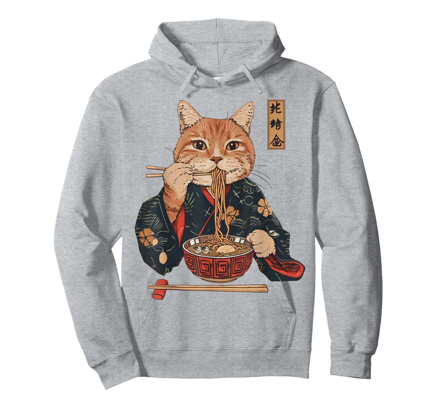 Cat Ramen Japanese Y2K Kawaii Retro Kimono Cat Manga Anime T-Shirt