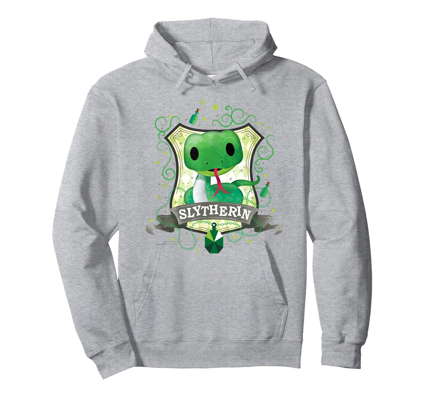Harry Potter Watercolor Slytherin Crest T-Shirt