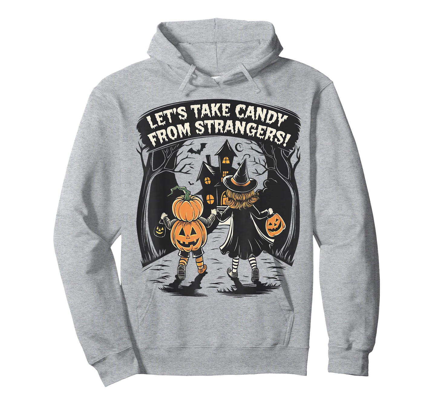 Let's Take Candy from Strangers Funny Halloween Boys Girls T-Shirt