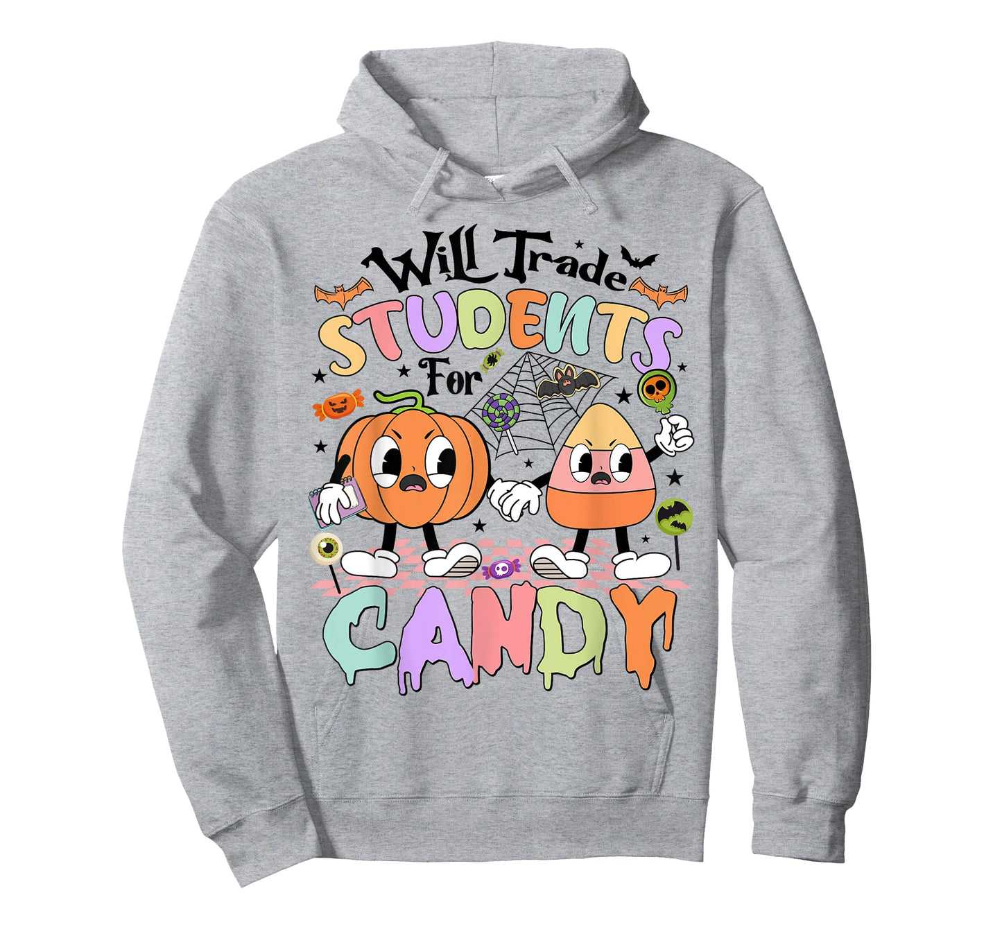 Funny Candy Halloween Teacher Will Trade Students For Candy T-Shirt