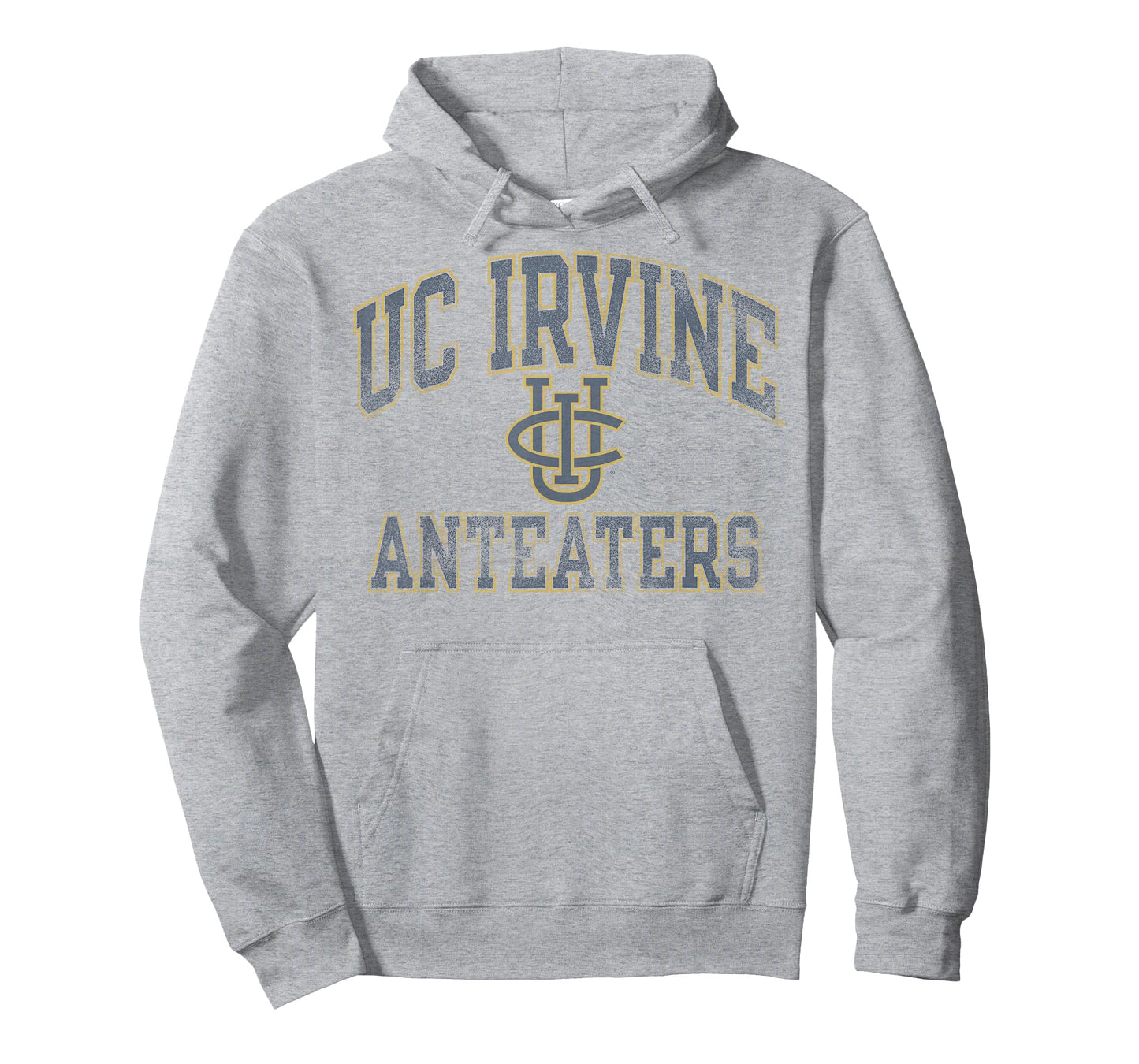 Cal Irvine Anteaters Vintage Worn Gray Officially Licensed T-Shirt