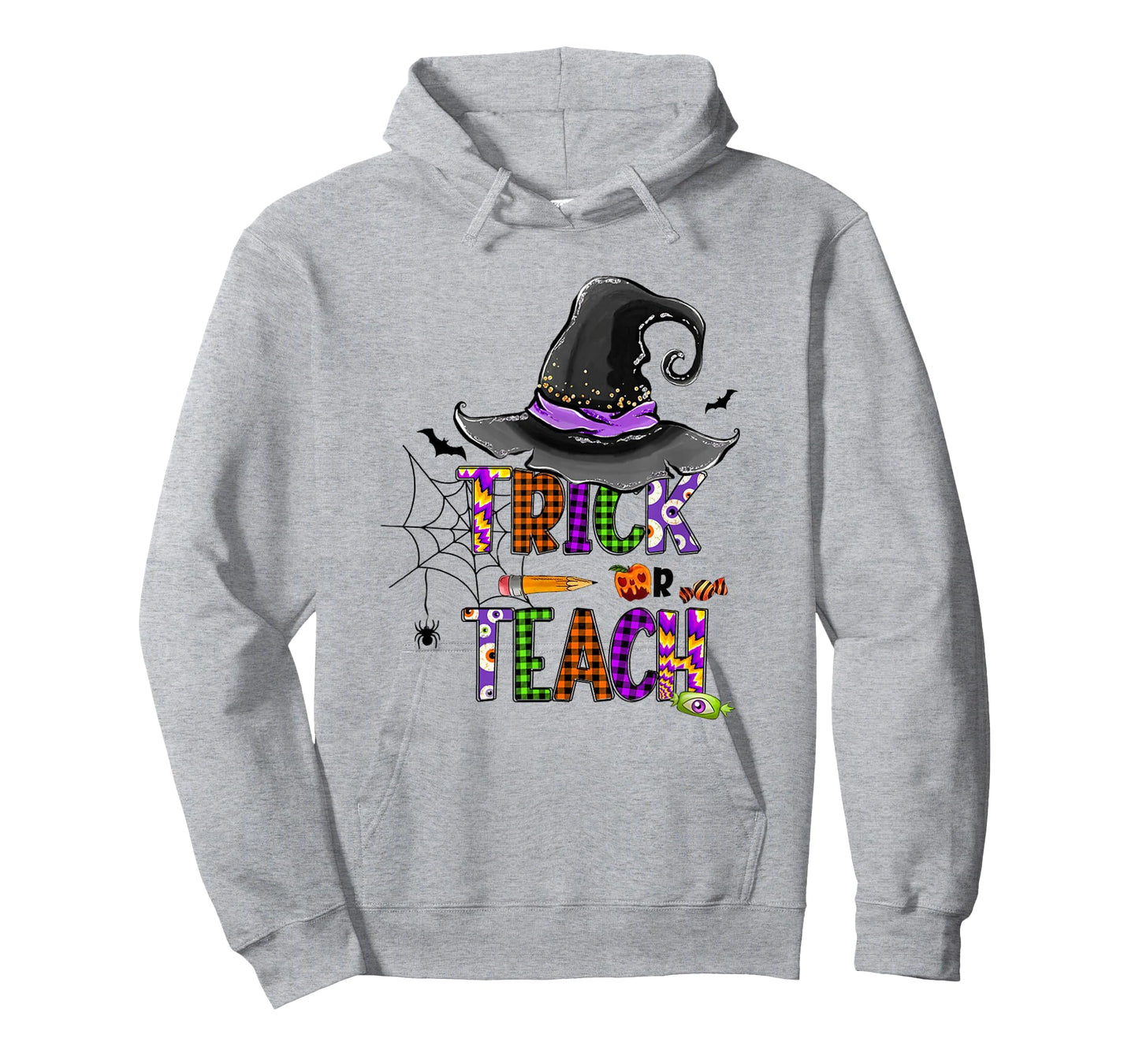 Retro Trick Or Teach Ghost Teacher Halloween Costume Womens T-Shirt