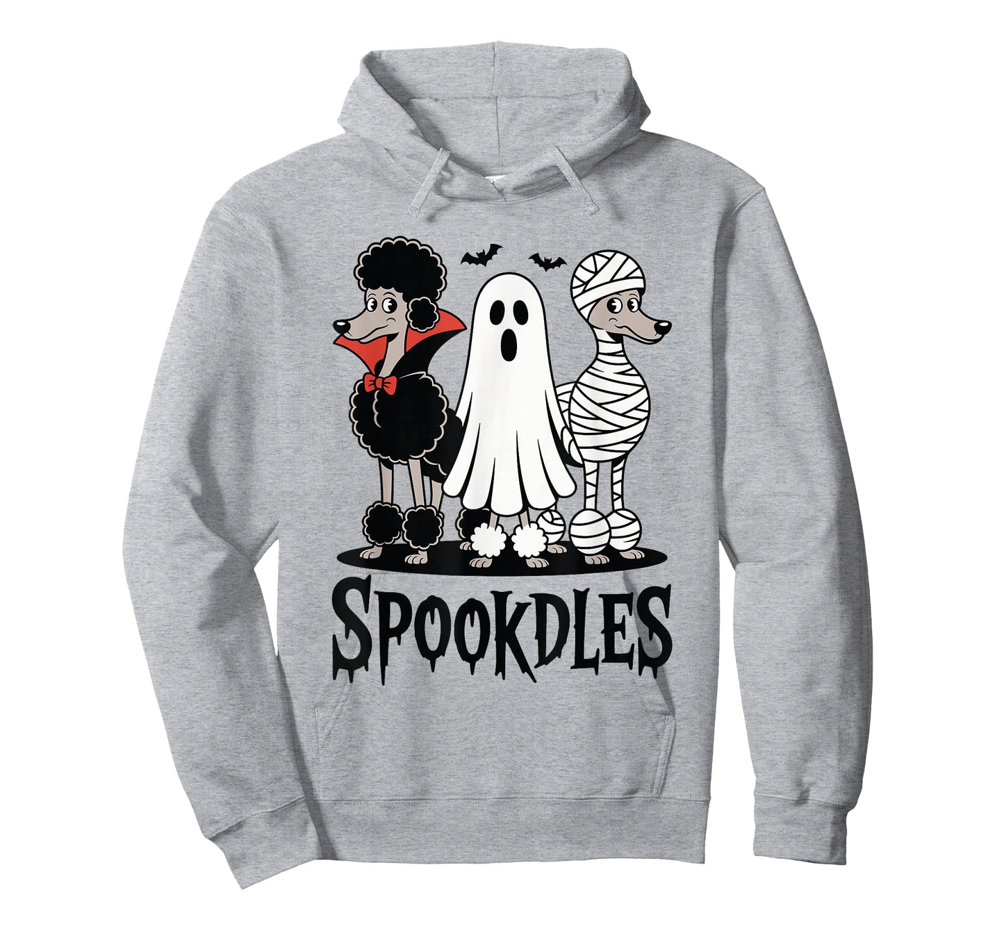 Spookdles Funny Halloween Poodle Costume Pun Dog Lover T-Shirt