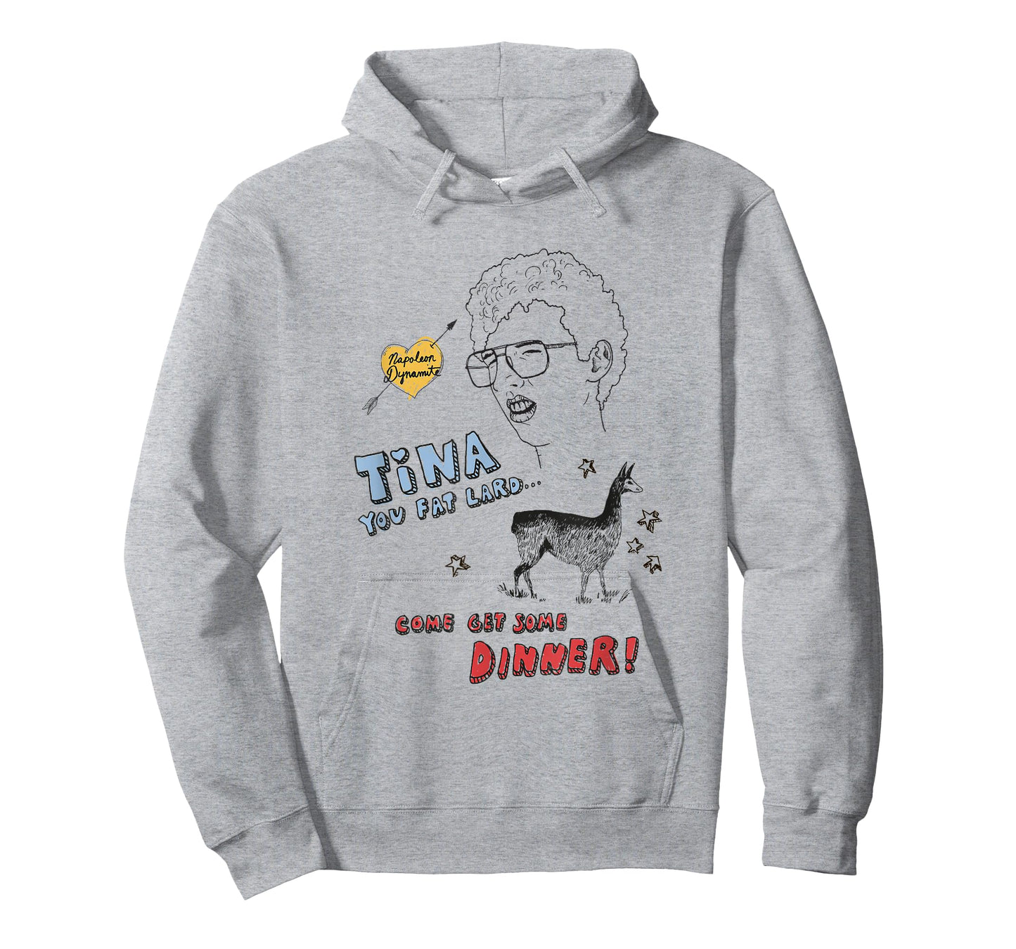Napoleon Dynamite Tina Get Your Dinner Sketchbook T-Shirt