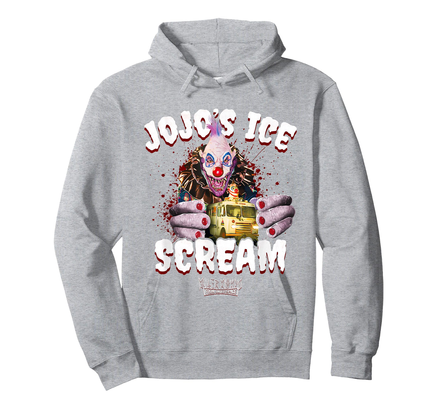Killer Klowns from Outer Space Jojo's Ice Scream Chest Logo T-Shirt