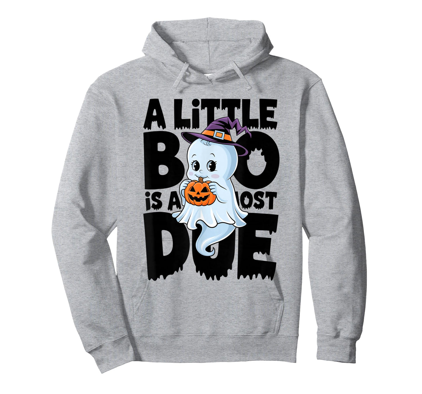 Little Boo Is Almost Due Halloween Pregnant Baby Ghost T-Shirt