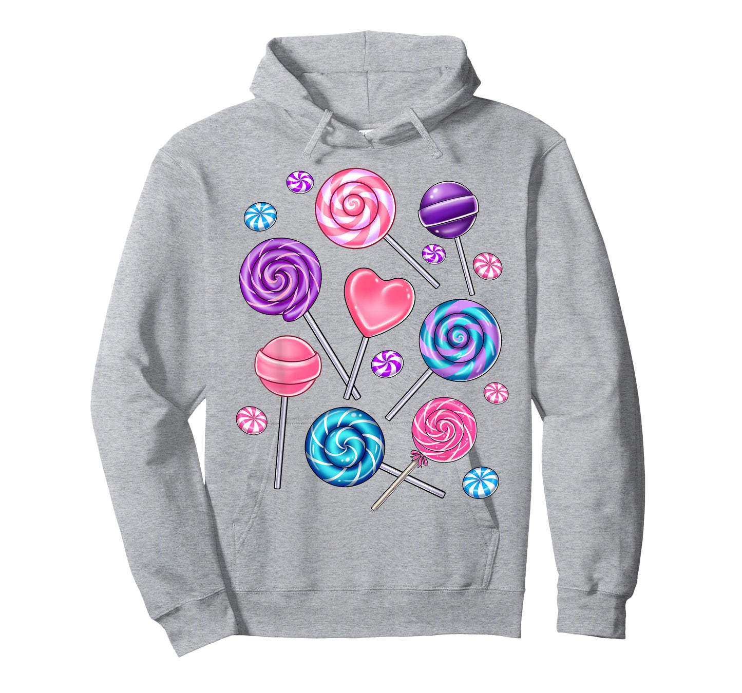 Cute Lollipop Candy Design for Women Girl Toddler Kids T-Shirt
