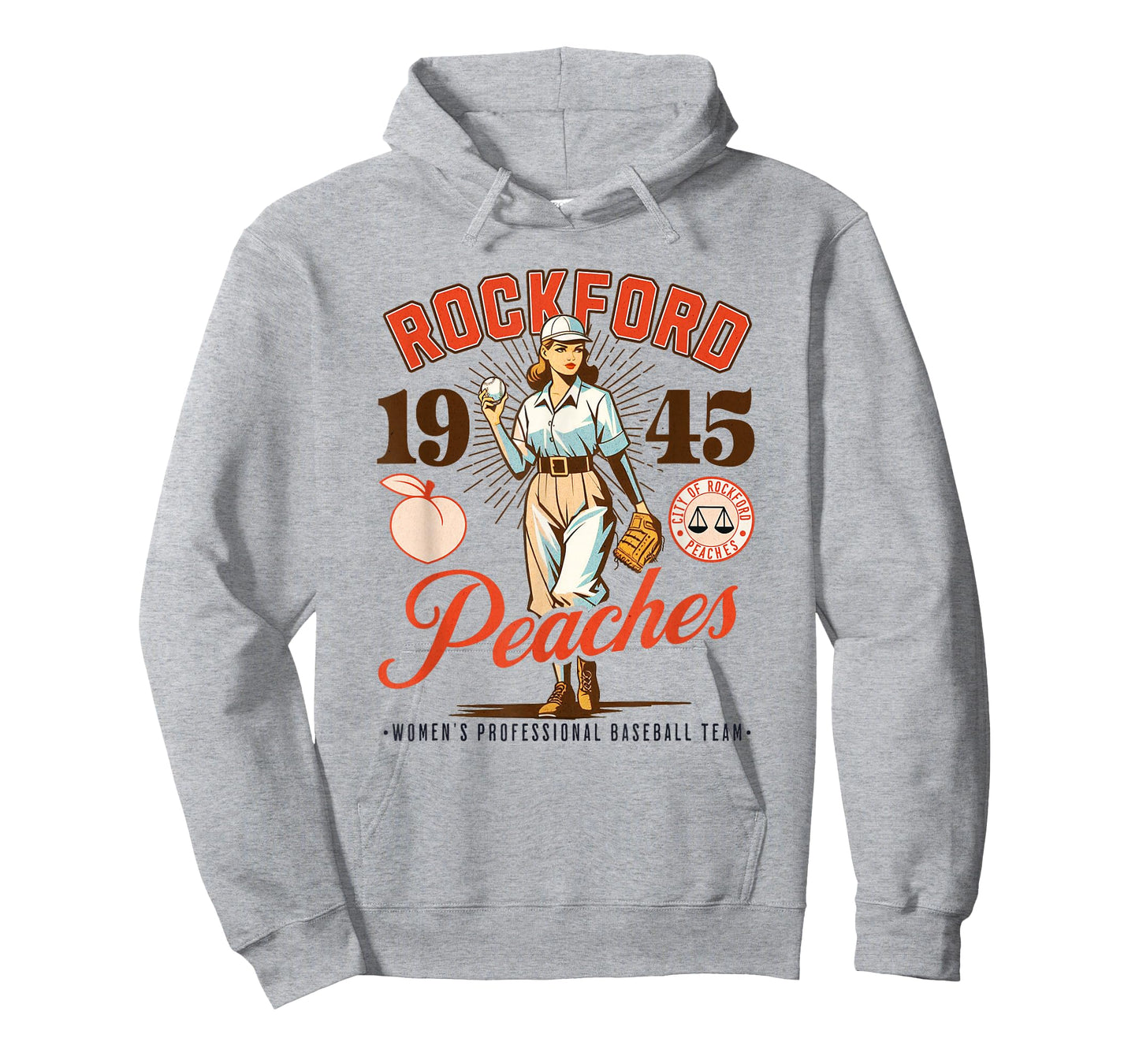Rockford Peaches Women's Baseball Team T-Shirt