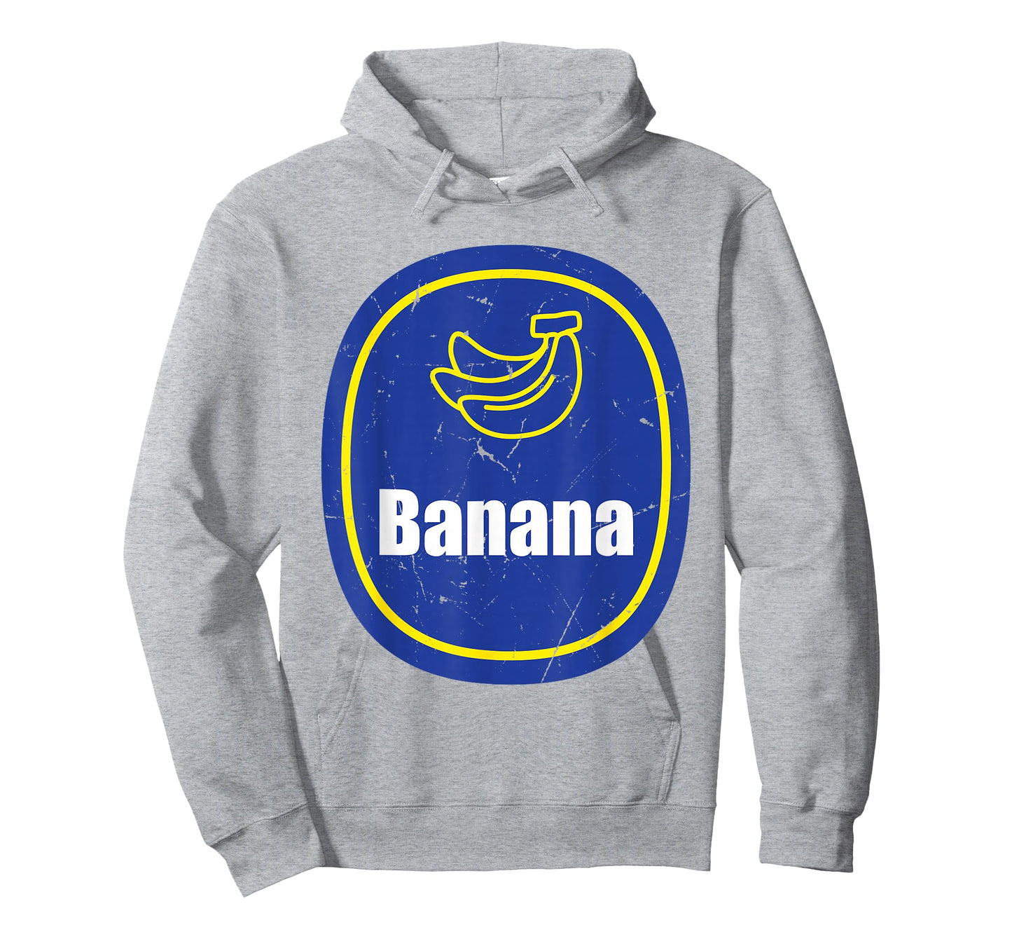 Banana Sticker Costume Cute Easy Fruit DIY Halloween T-Shirt